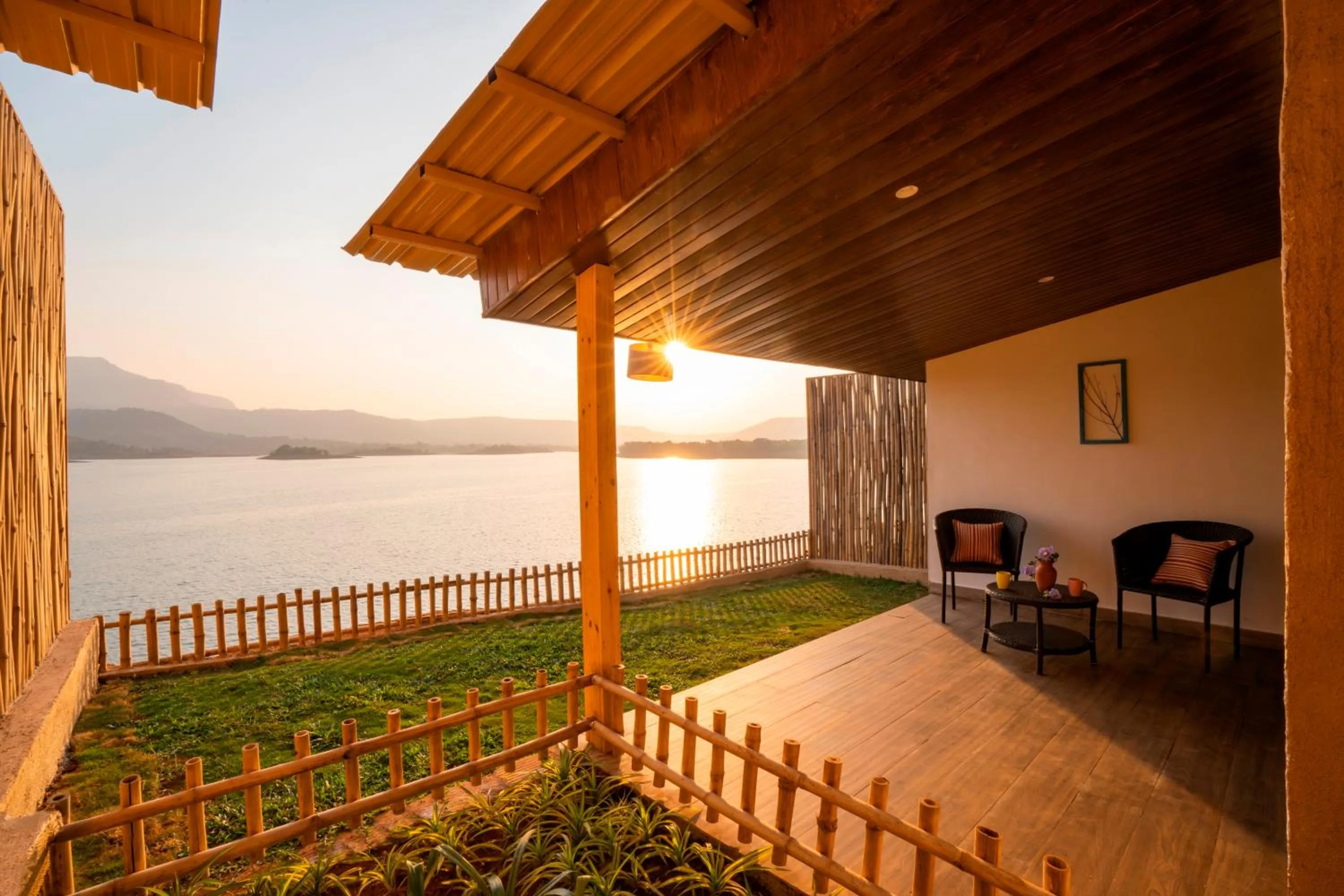 Patio in Zostel Plus Lonavala