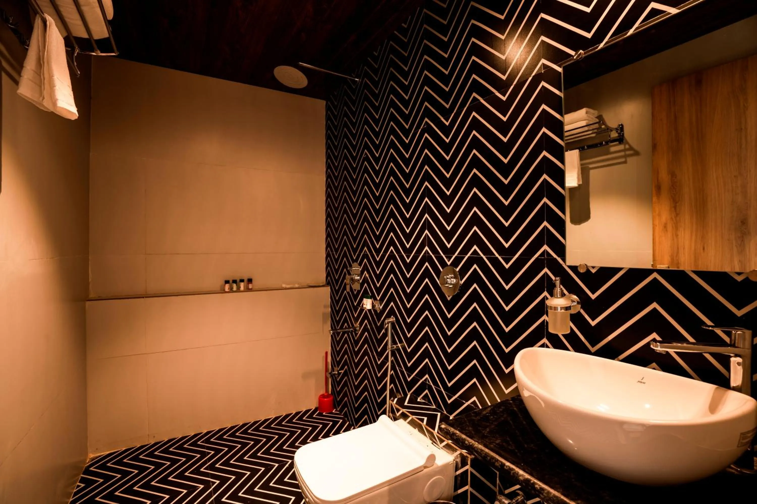 Toilet in Zostel Plus Lonavala