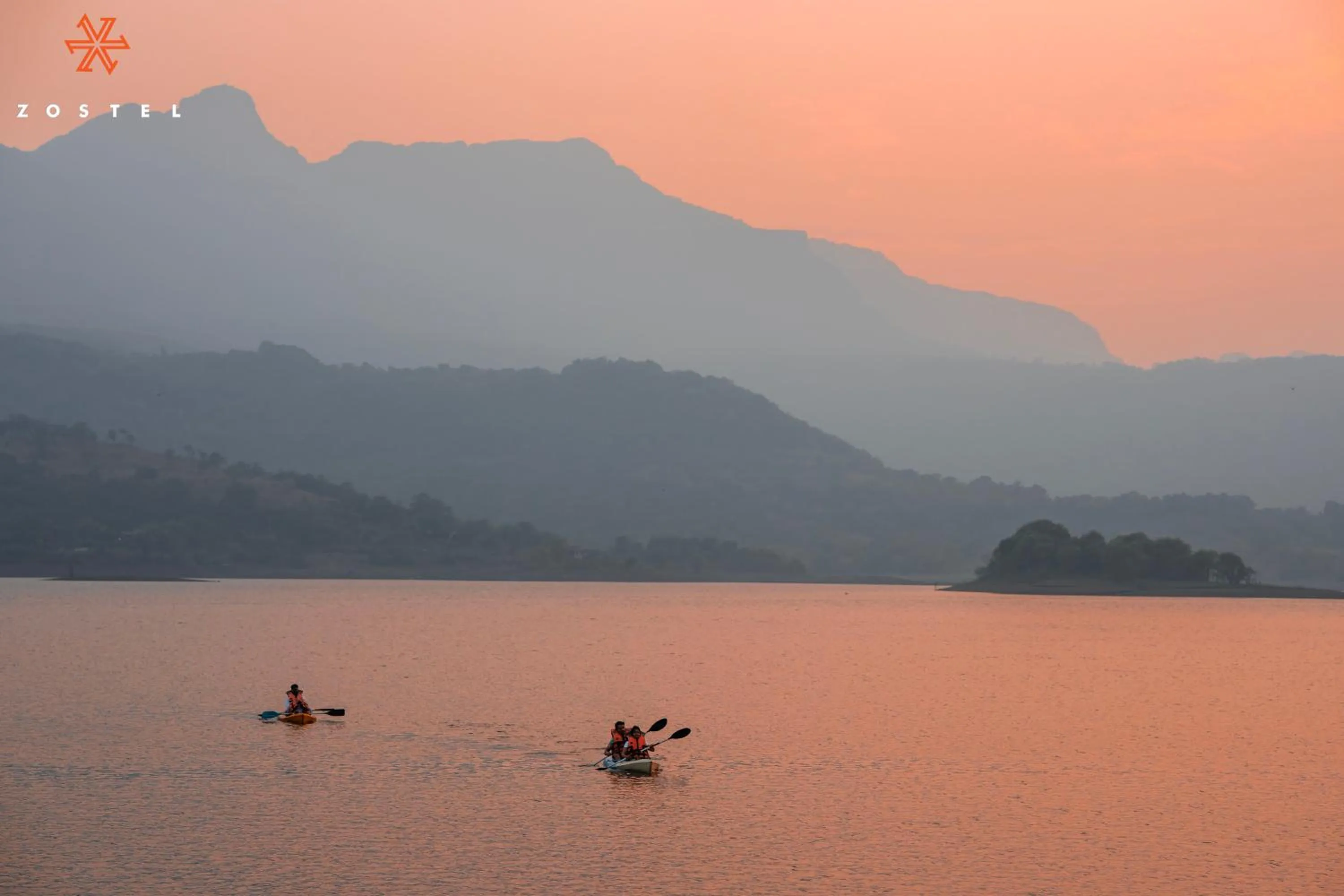 Lake view in Zostel Plus Lonavala