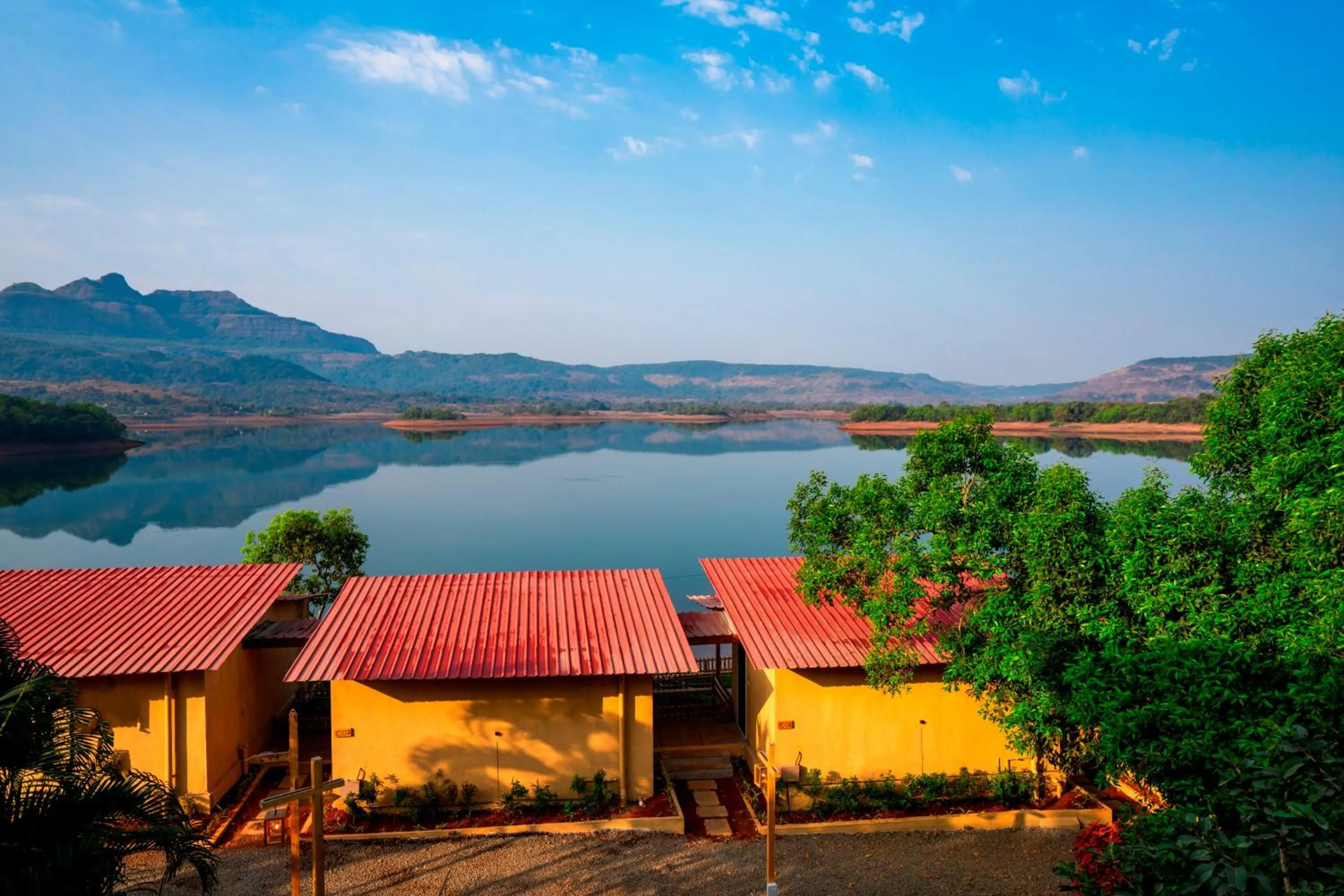 Lake view in Zostel Plus Lonavala