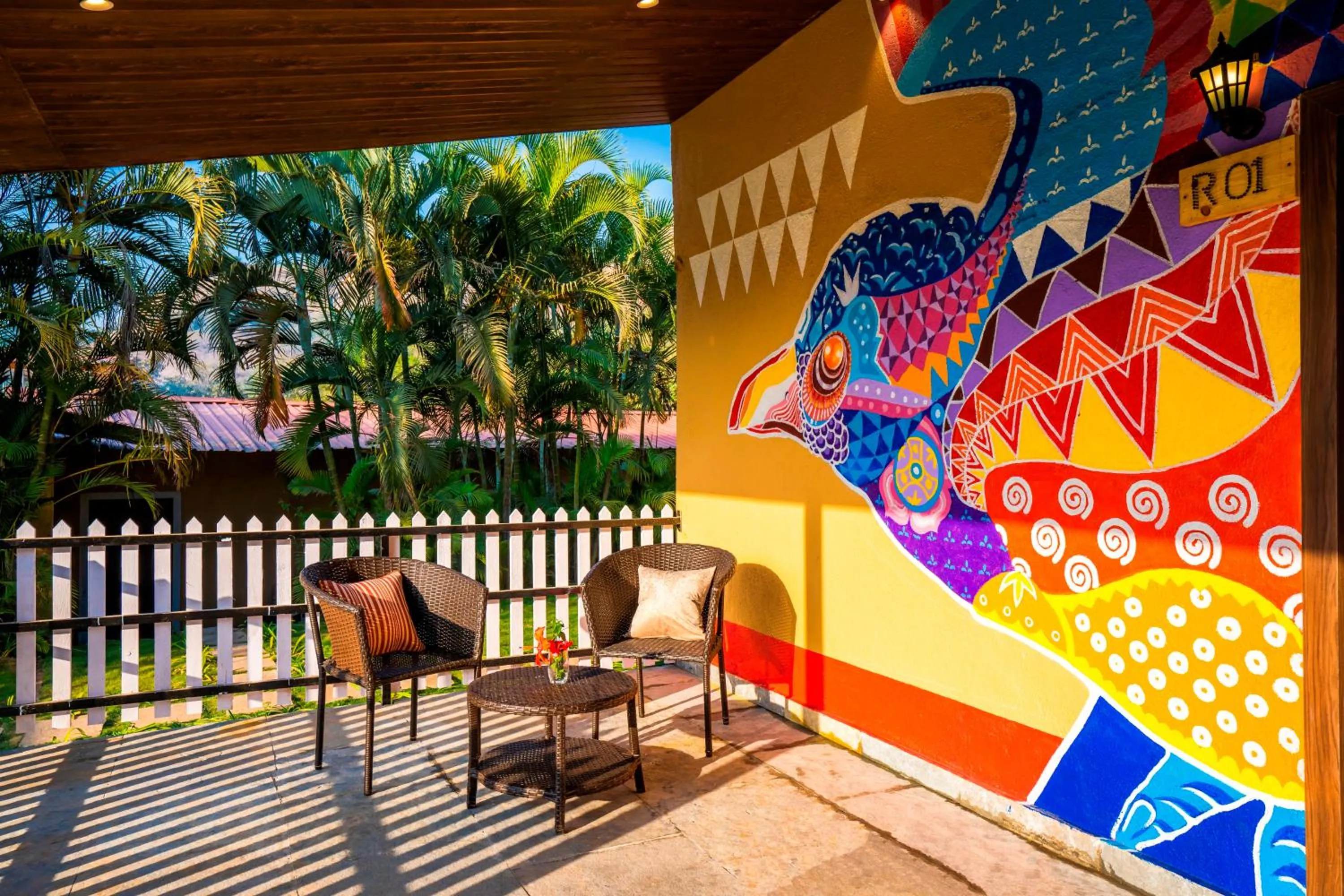 Balcony/Terrace in Zostel Plus Lonavala