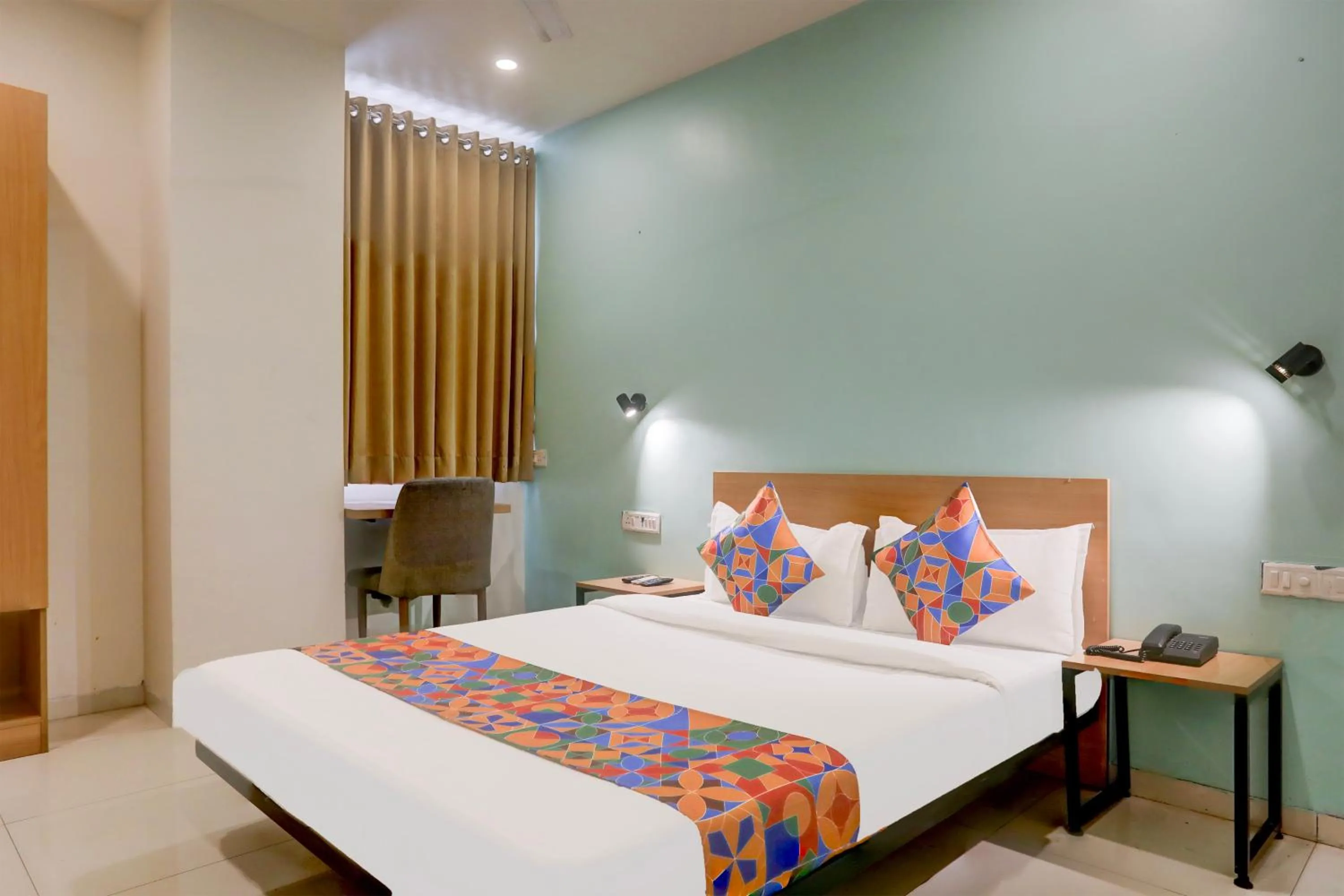 Bed in FabHotel Prime Ace II - Nr Jupiter Hospital