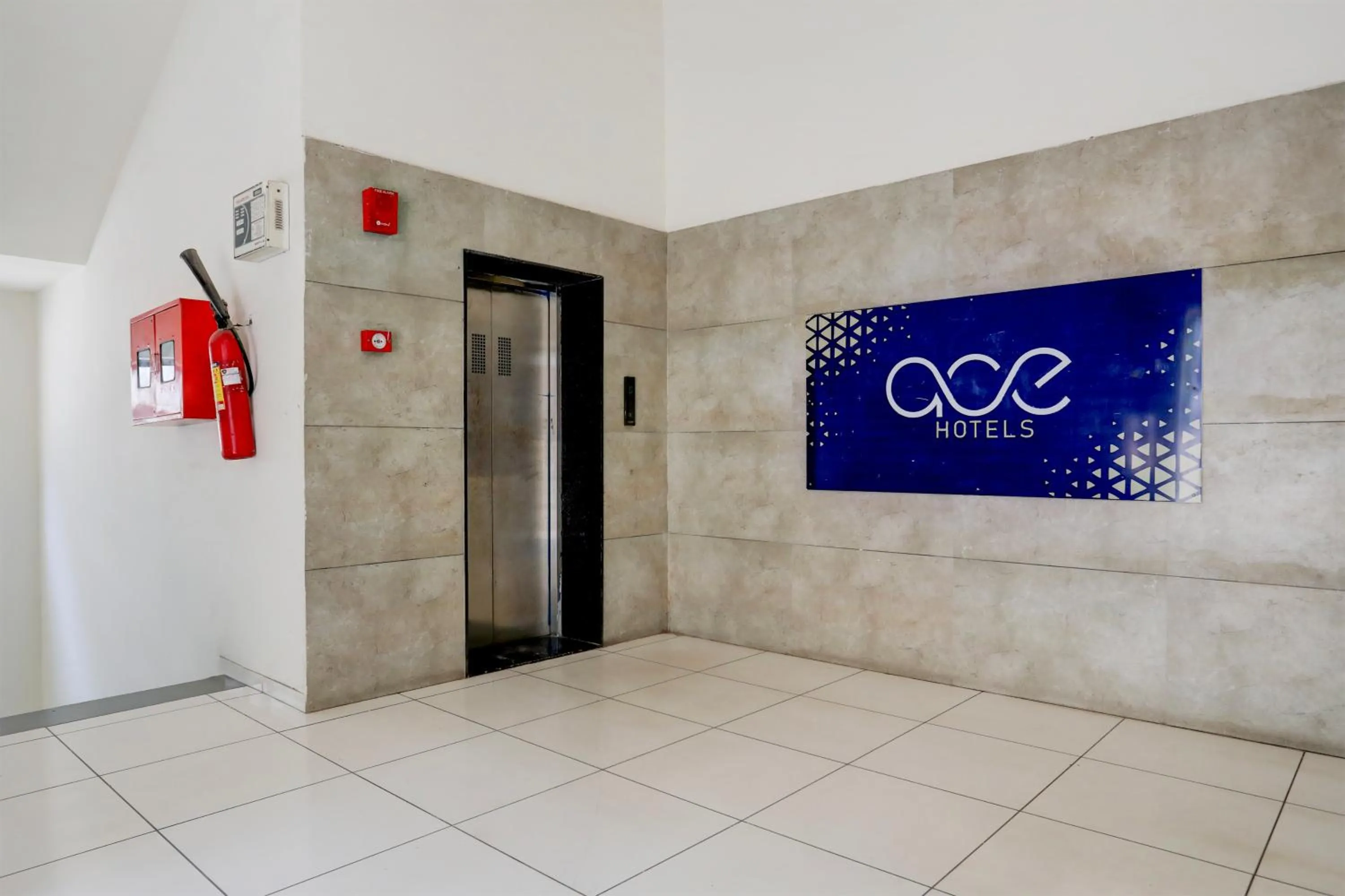 elevator in FabHotel Prime Ace II - Nr Jupiter Hospital