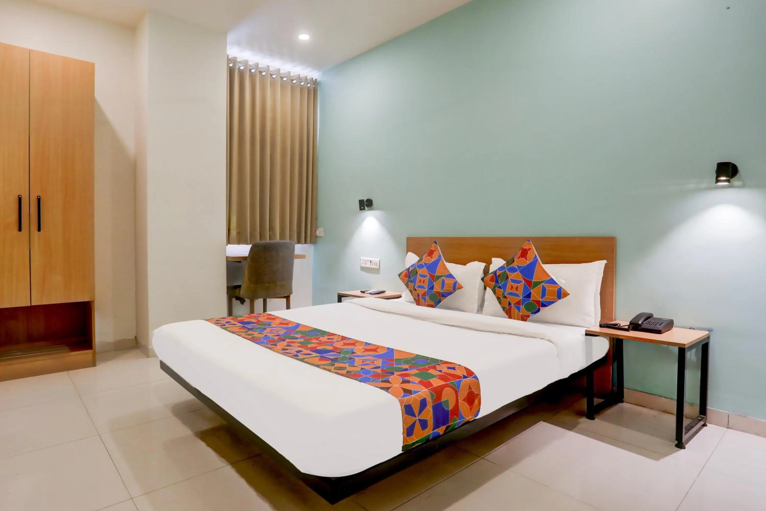 Bed in FabHotel Prime Ace II - Nr Jupiter Hospital