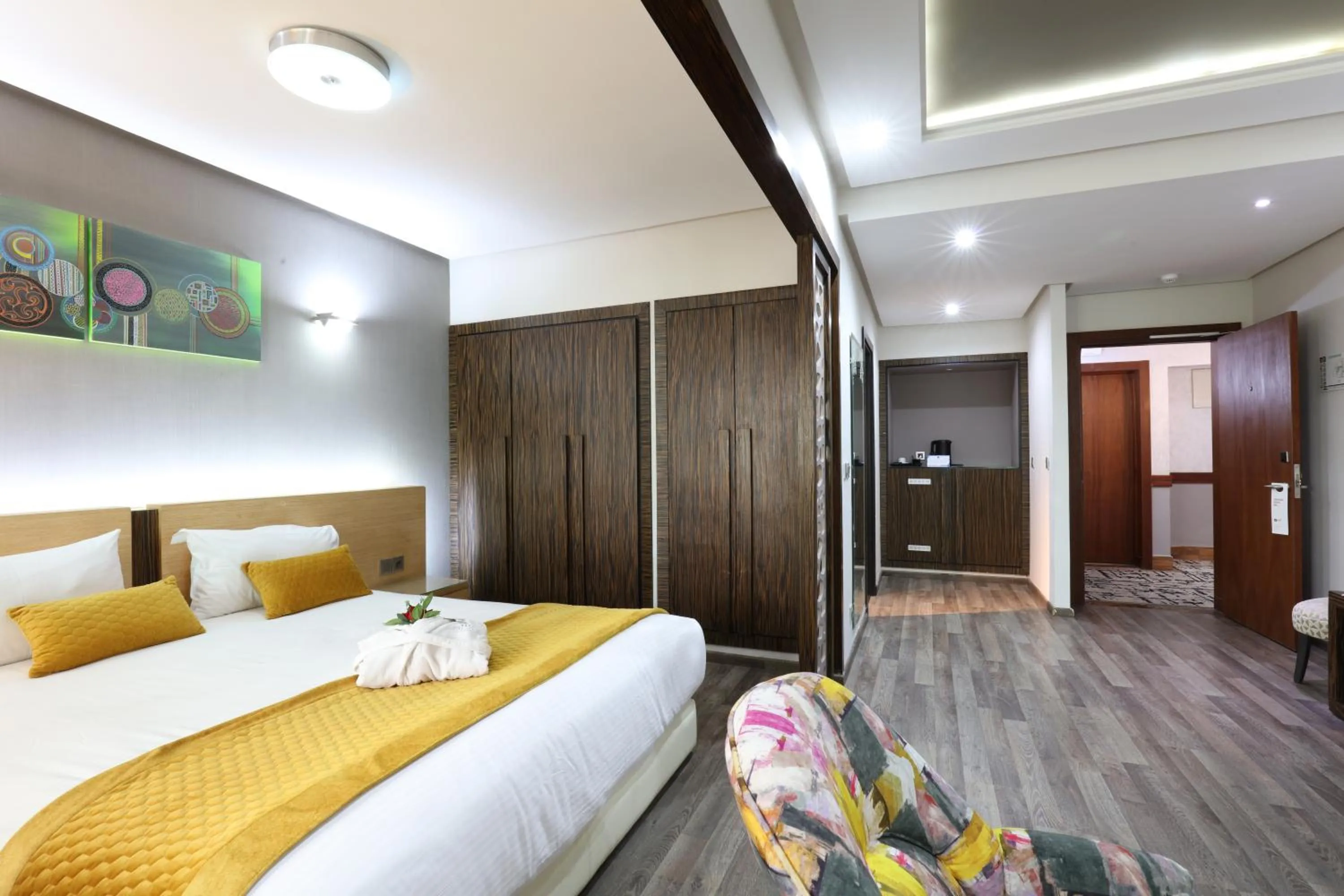 Photo of the whole room, Bed in Silver Suites Hotel & Spa Casablanca