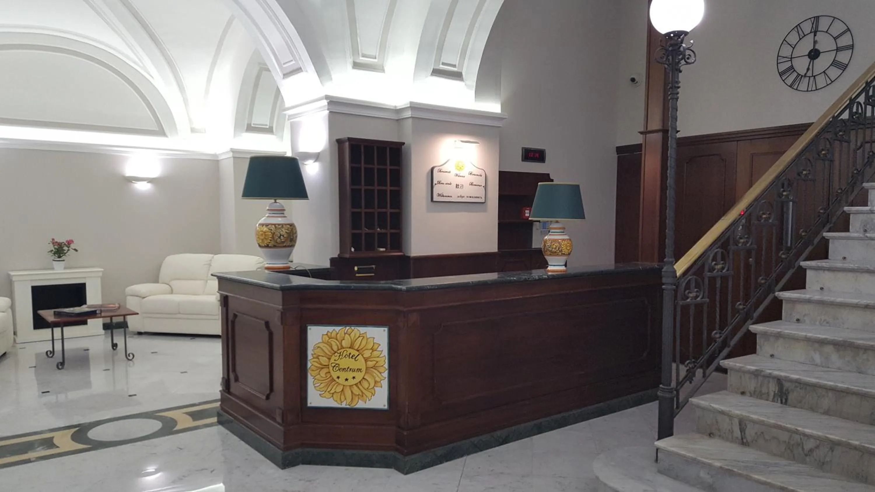Lobby or reception in Hotel Centrum