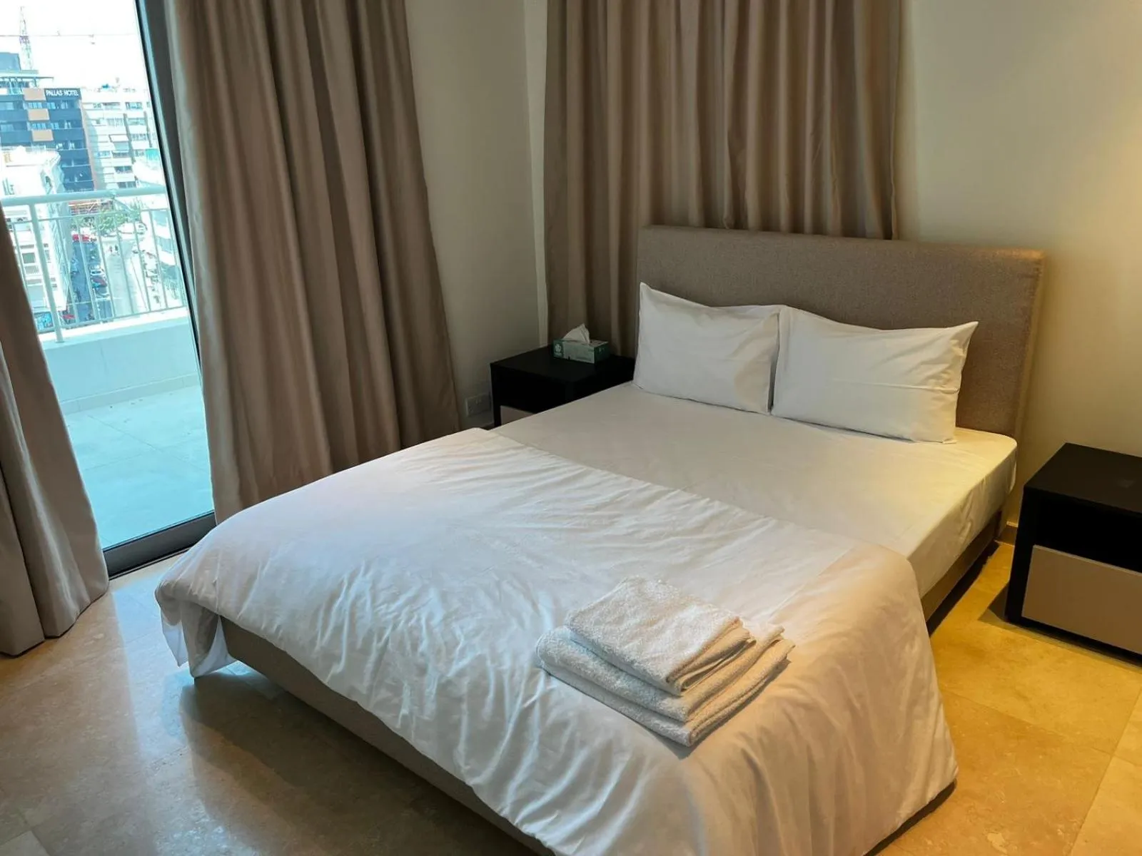 Bed in Aphrodite Plaza