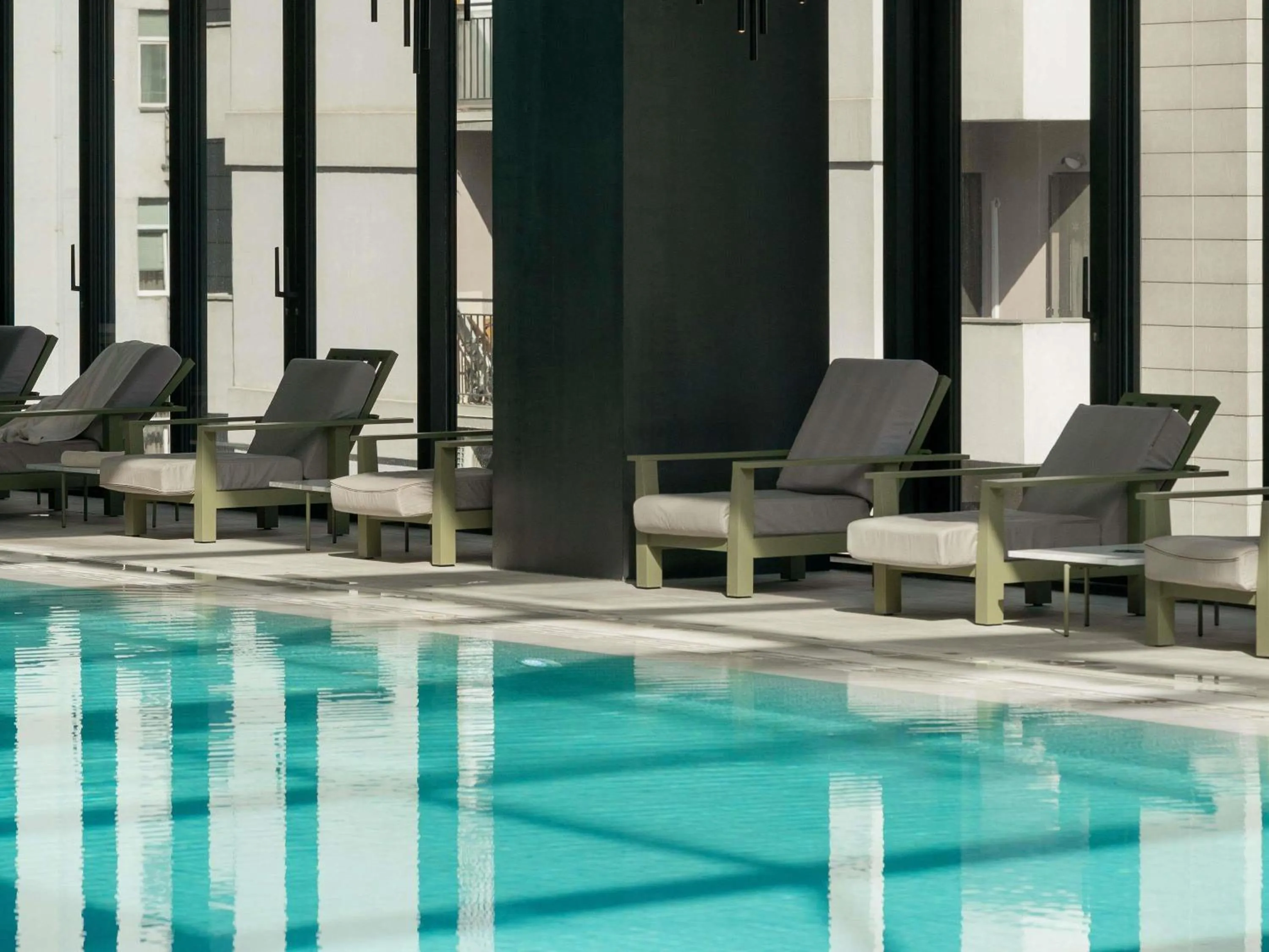 Pool view in Pullman Tbilisi Axis Towers