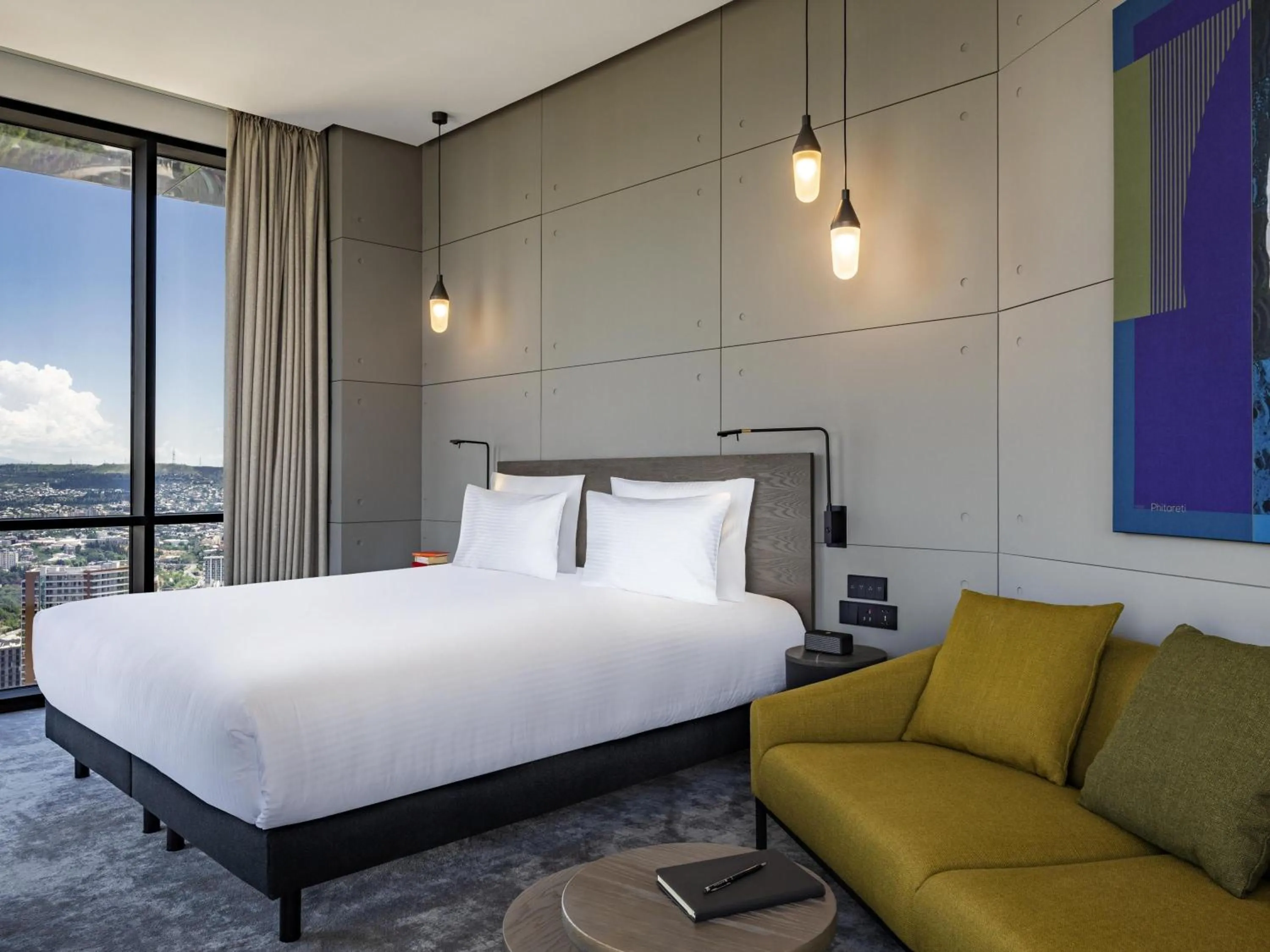 Bedroom, Bed in Pullman Tbilisi Axis Towers