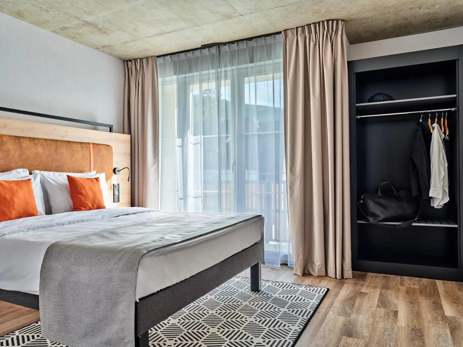 Bed in Hotel Bergo Resort & SPA