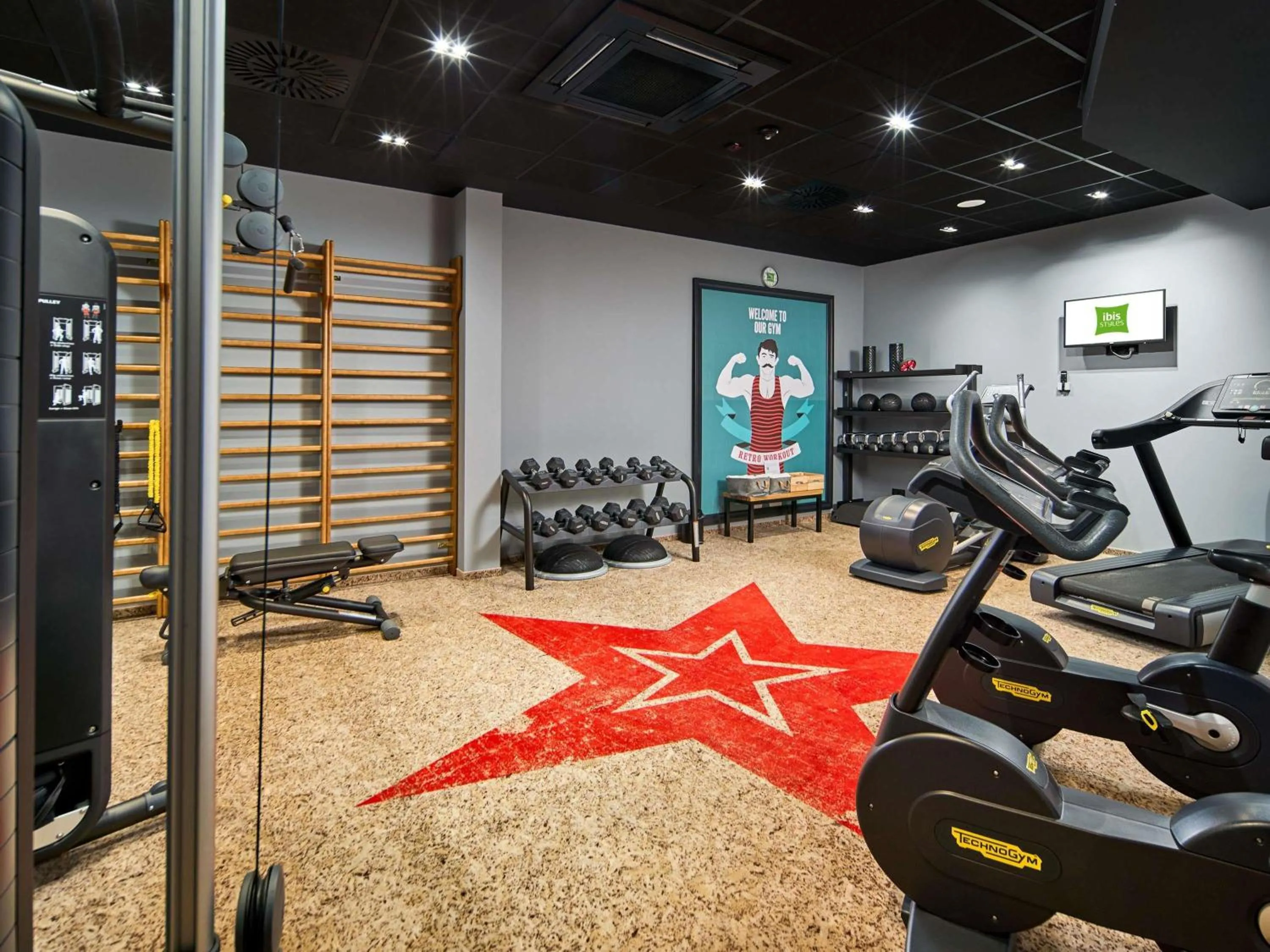 Fitness centre/facilities in ibis Styles Szczecin Stare Miasto
