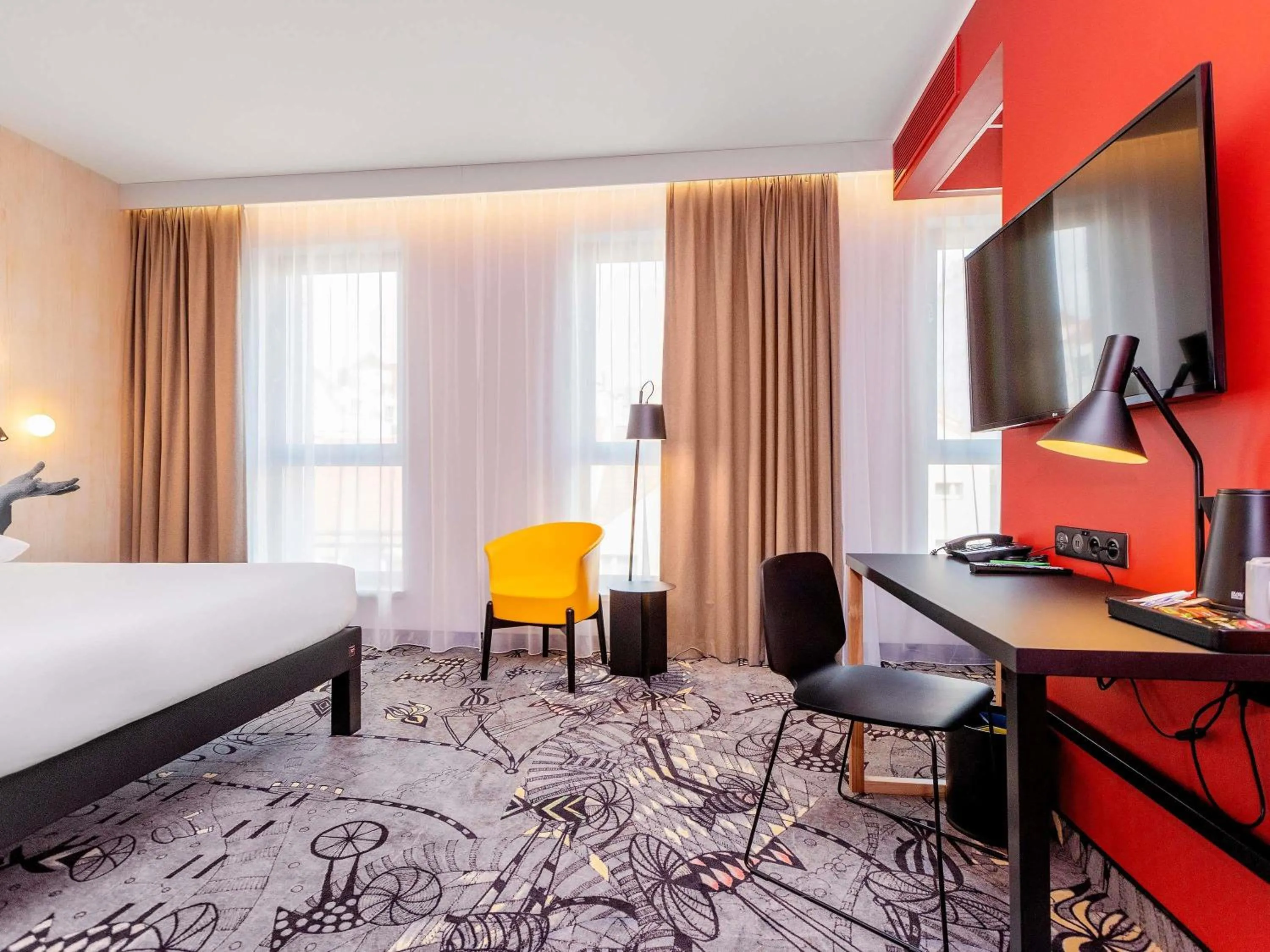 Bedroom, Bed in ibis Styles Szczecin Stare Miasto