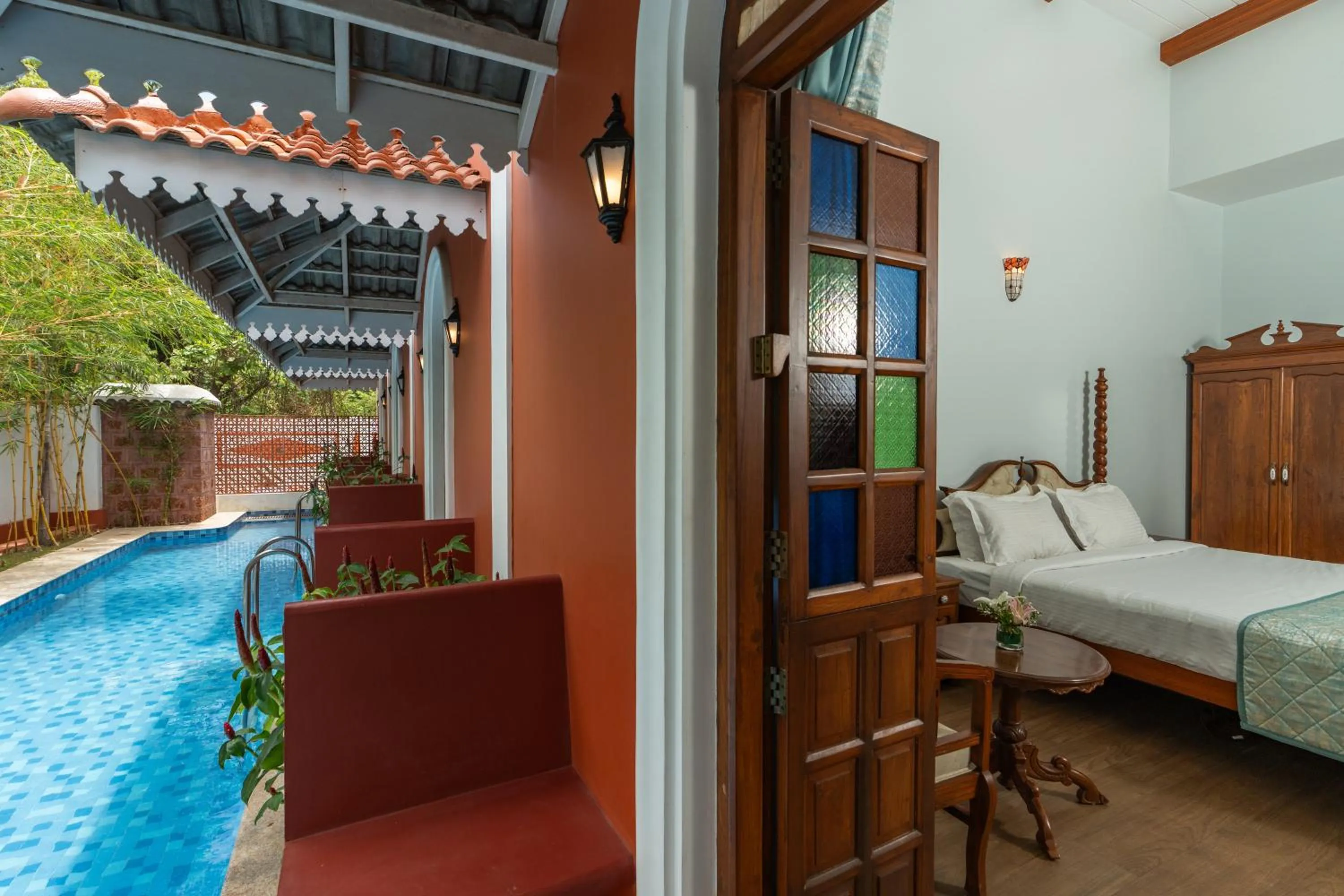 Pool view in Casa Albuquerque