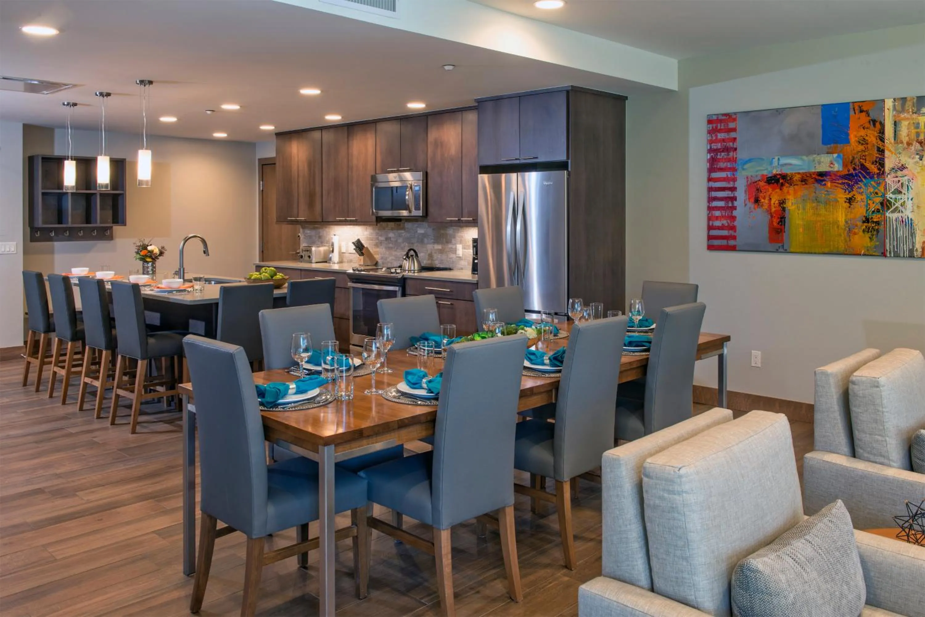 Dining area in Grand Colorado on Peak 8