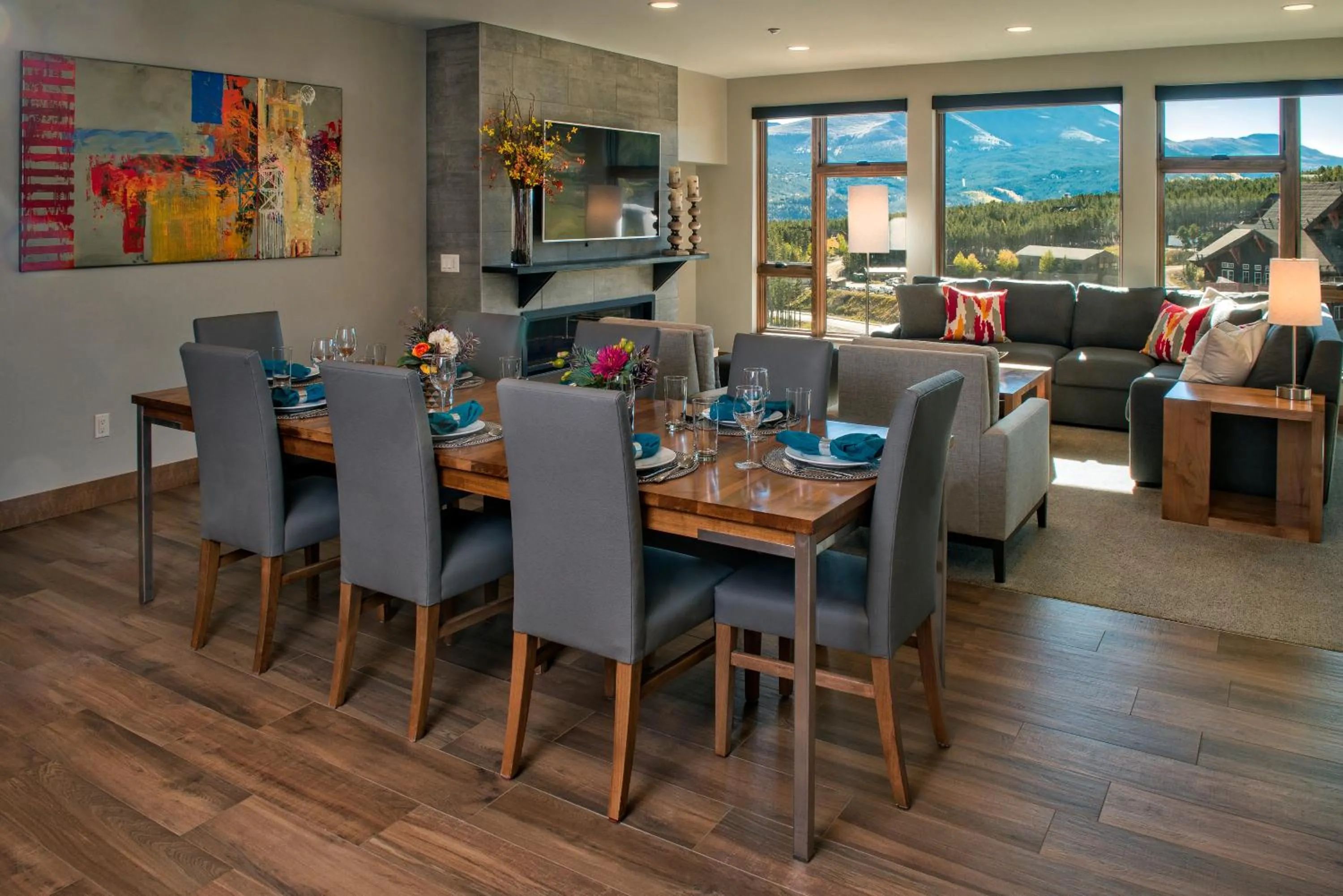 Dining area in Grand Colorado on Peak 8
