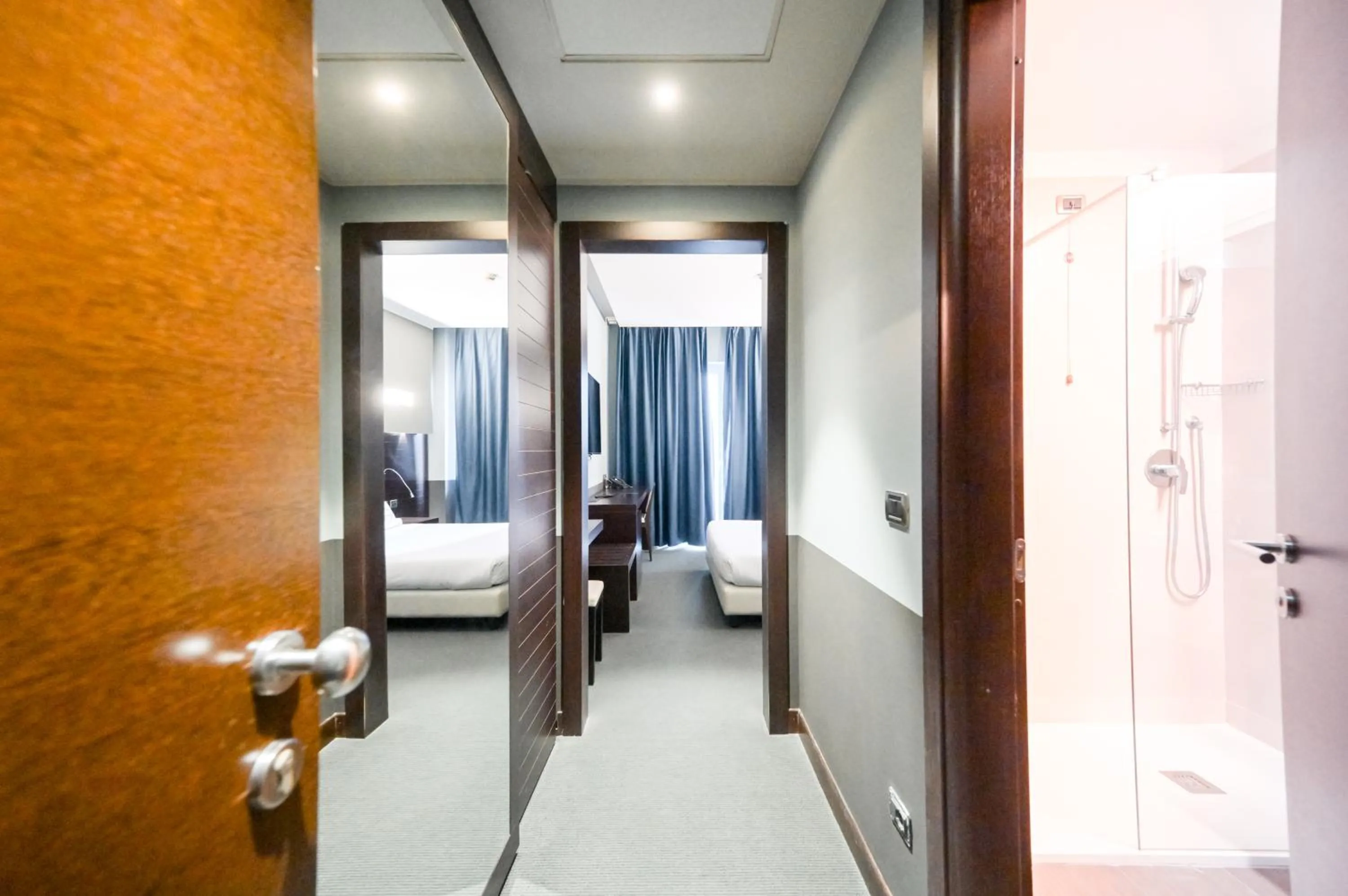 Bedroom, Bed in Hotel Selene Pomezia