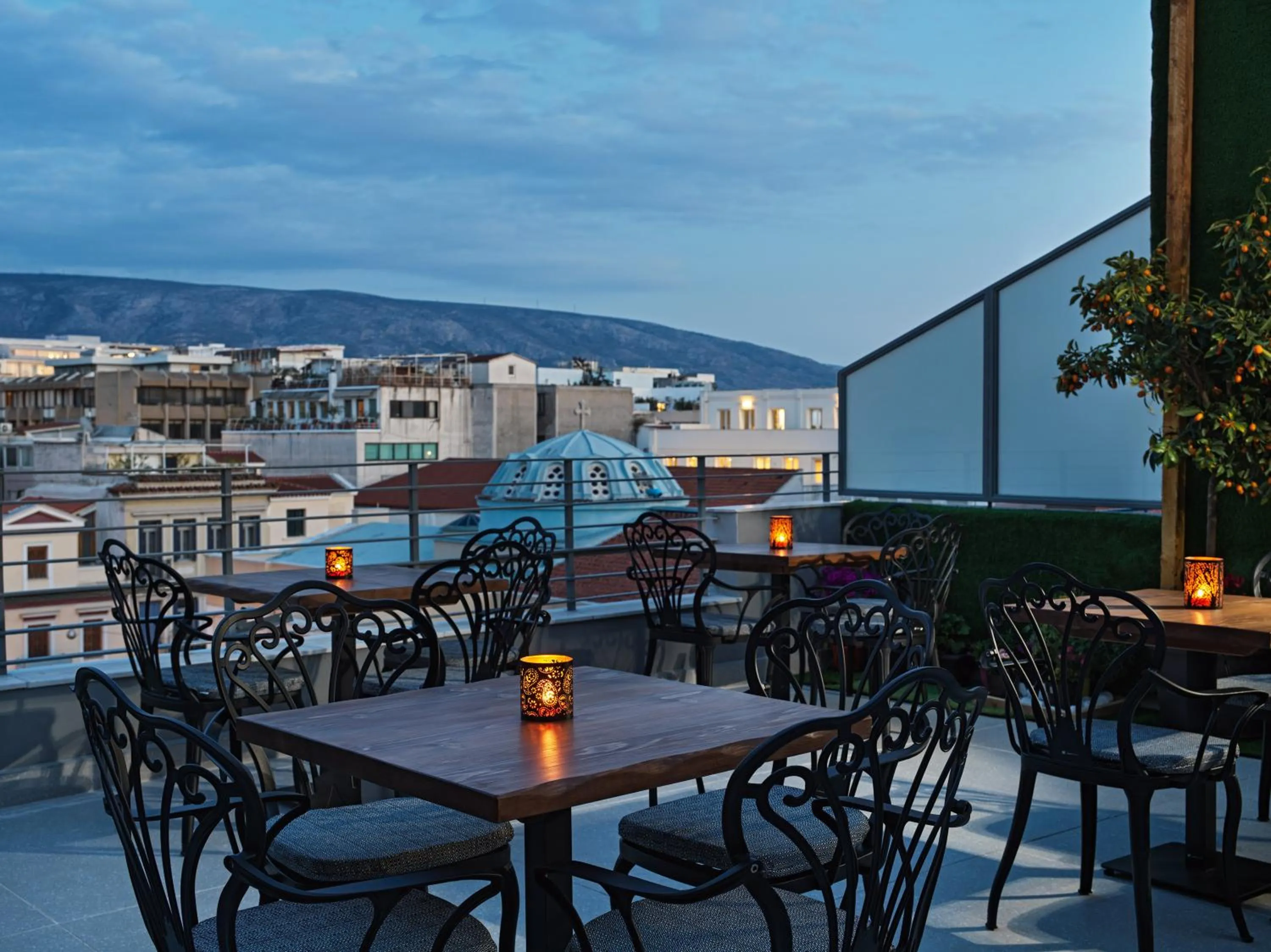 Balcony/Terrace in Athens City View Urban Suites
