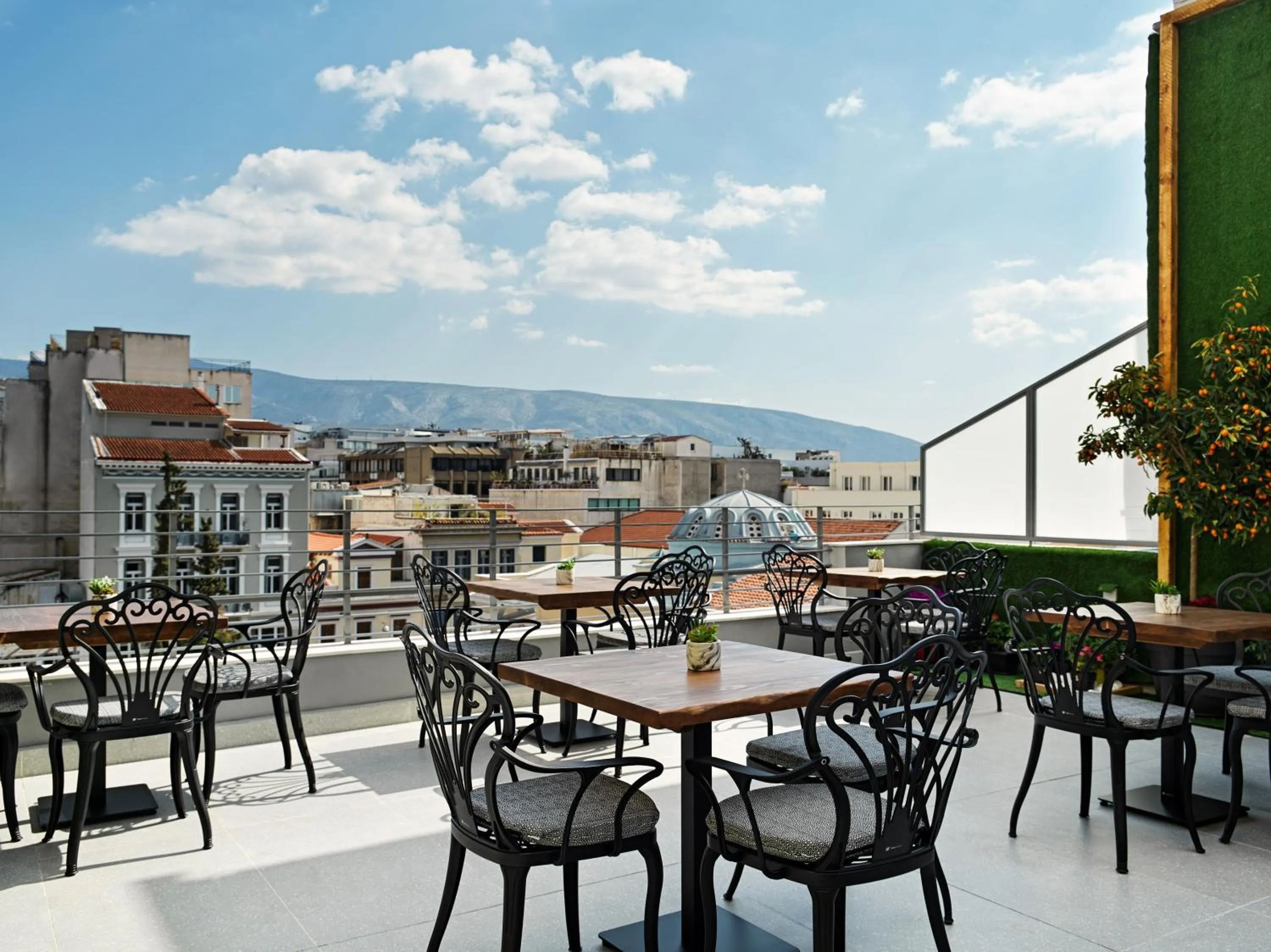 Balcony/Terrace in Athens City View Urban Suites