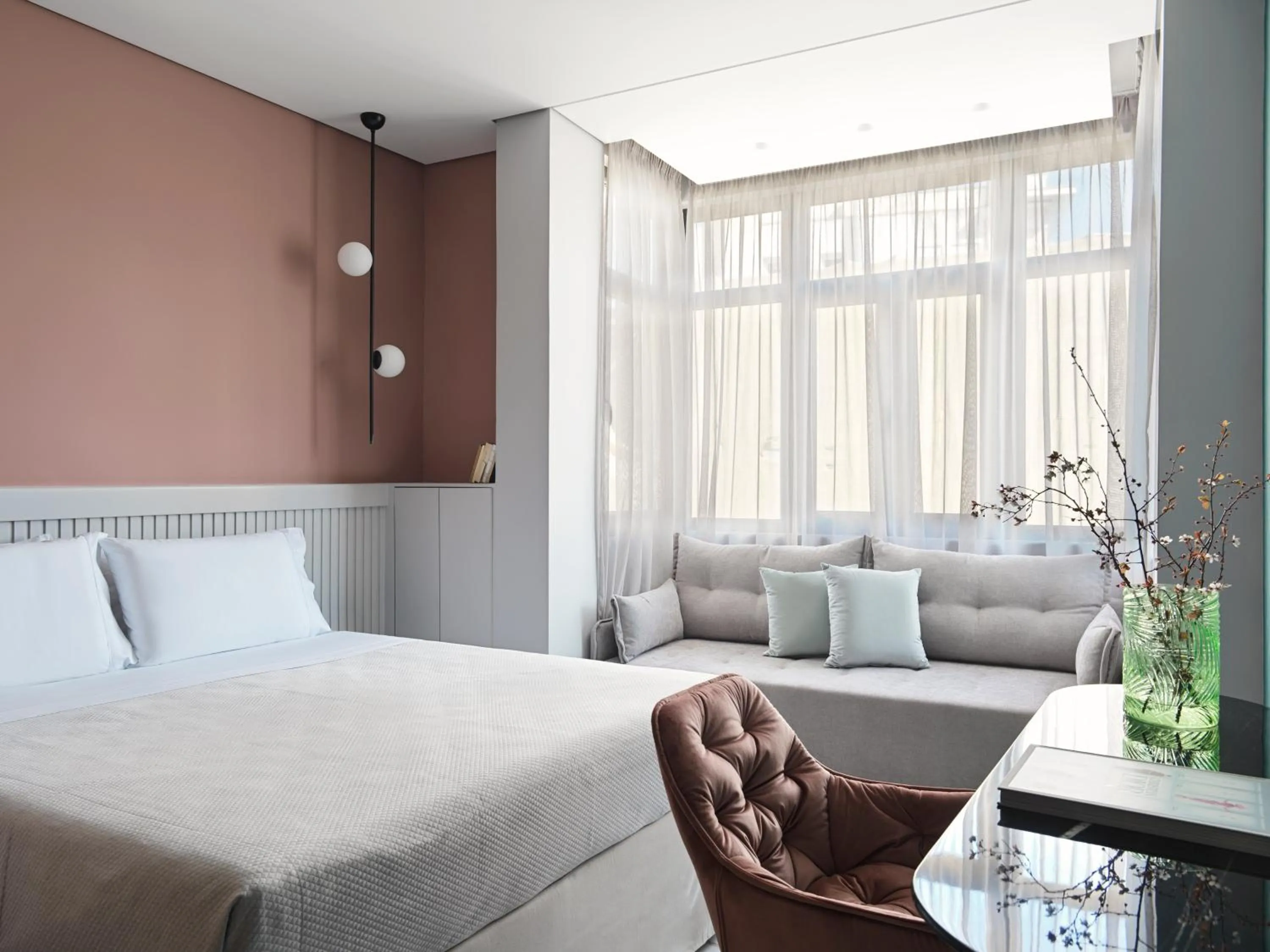 Photo of the whole room, Bed in Athens City View Urban Suites