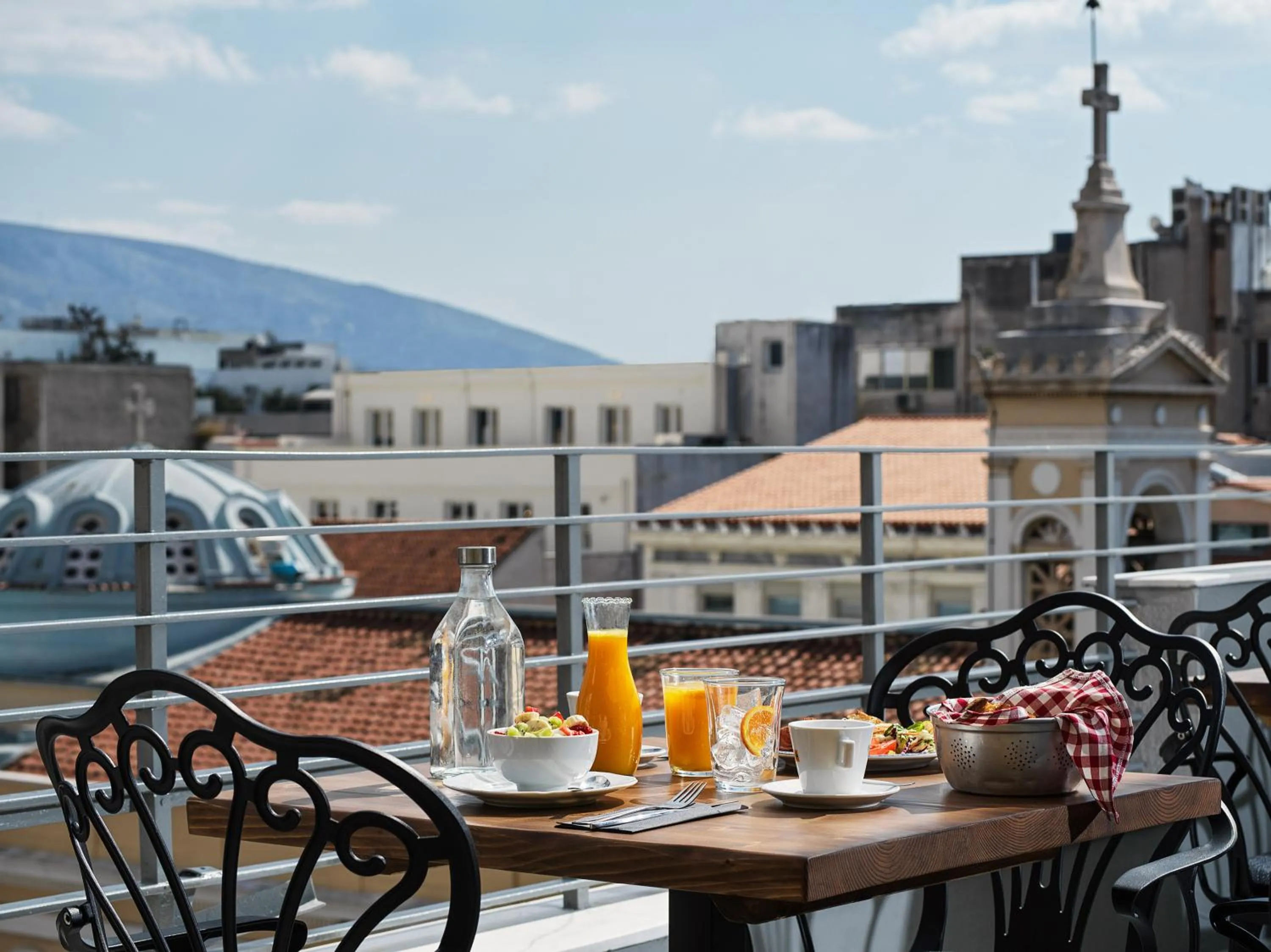 Breakfast in Athens City View Urban Suites