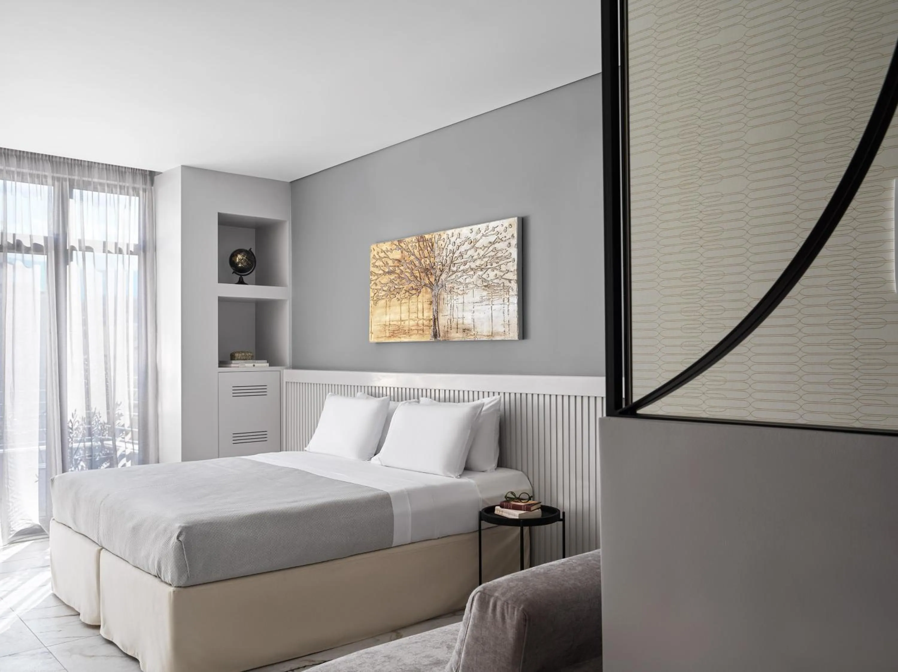 Photo of the whole room, Bed in Athens City View Urban Suites