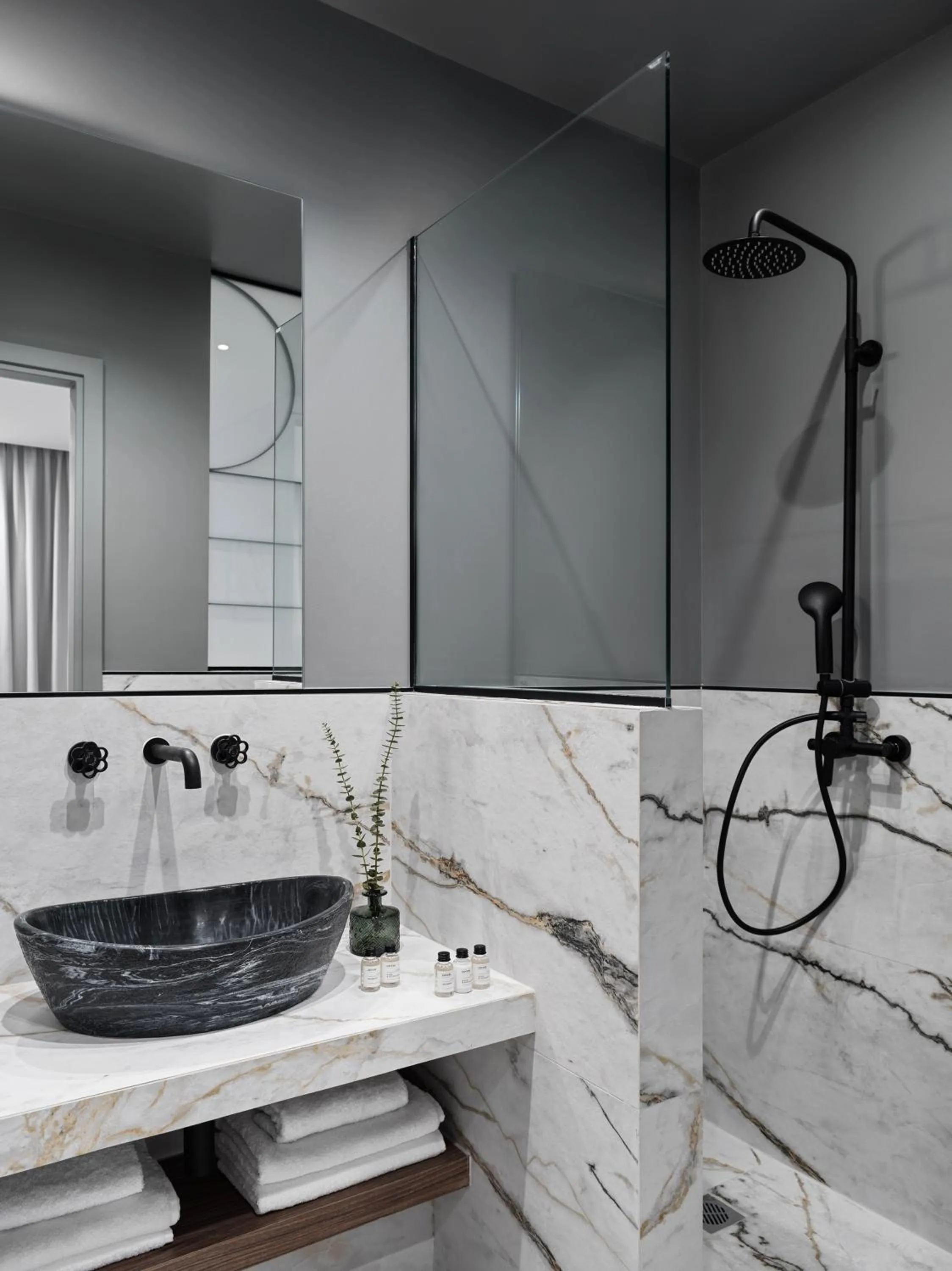 Bathroom in Athens City View Urban Suites