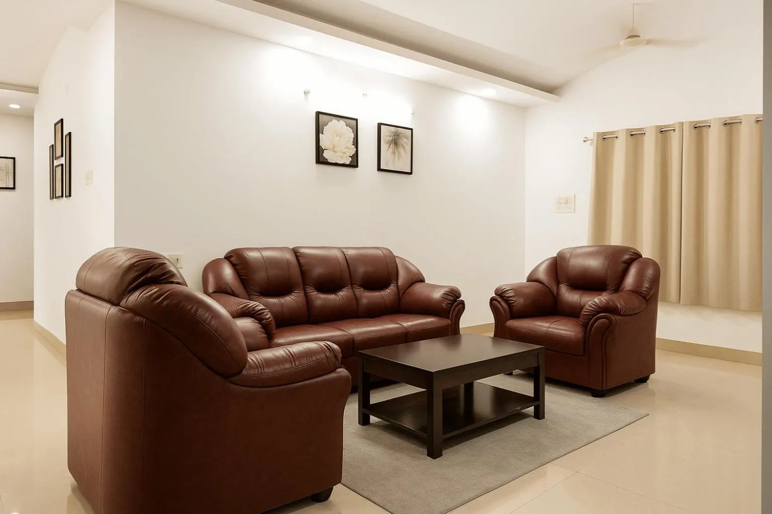 Living room in White Fern Stays Serviced Apartments - Gachibowli