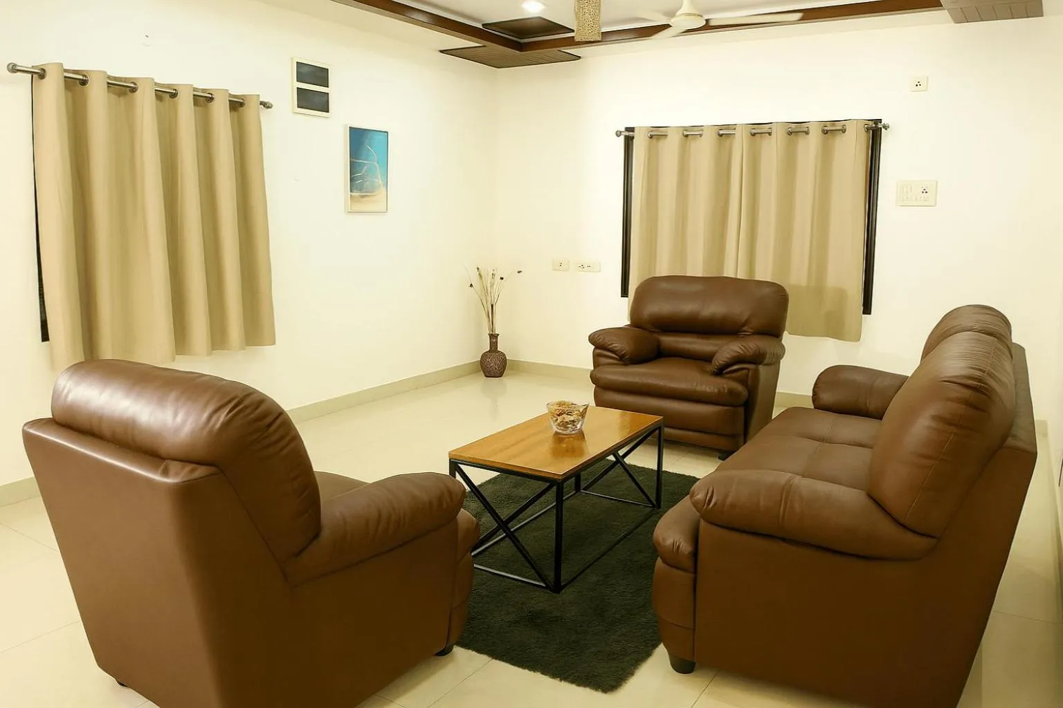 Living room in White Fern Stays Serviced Apartments - Gachibowli