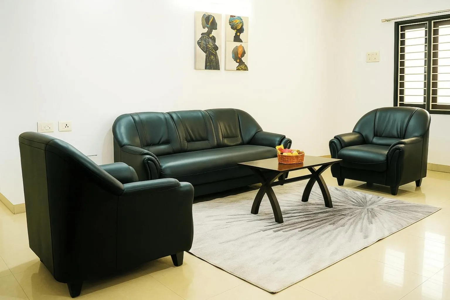 Living room in White Fern Stays Serviced Apartments - Gachibowli