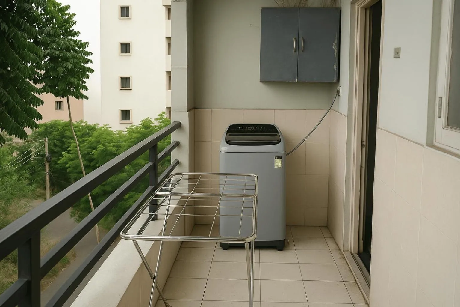 Balcony/Terrace in White Fern Stays Serviced Apartments - Gachibowli