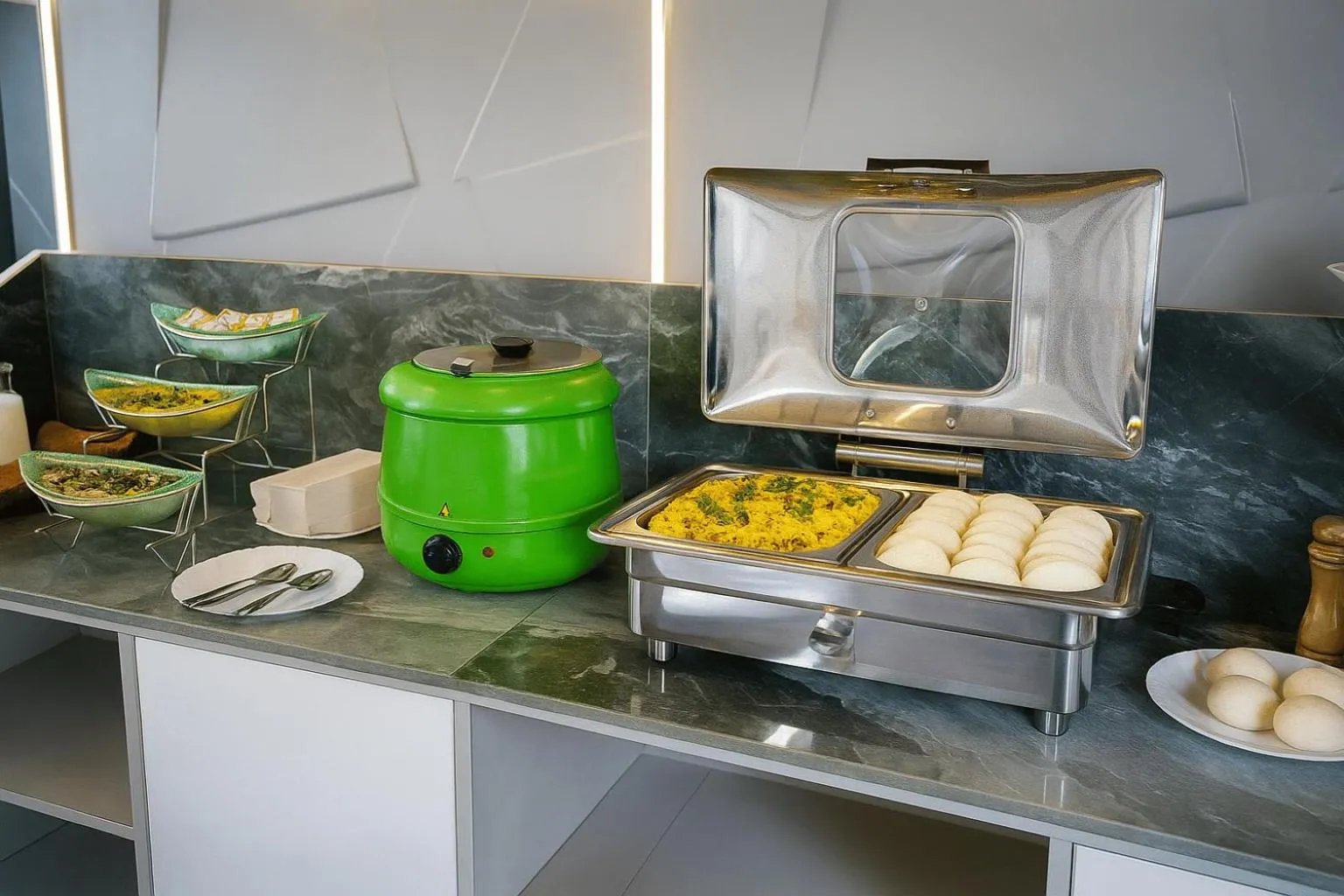 Food in White Fern Stays Serviced Apartments - Gachibowli