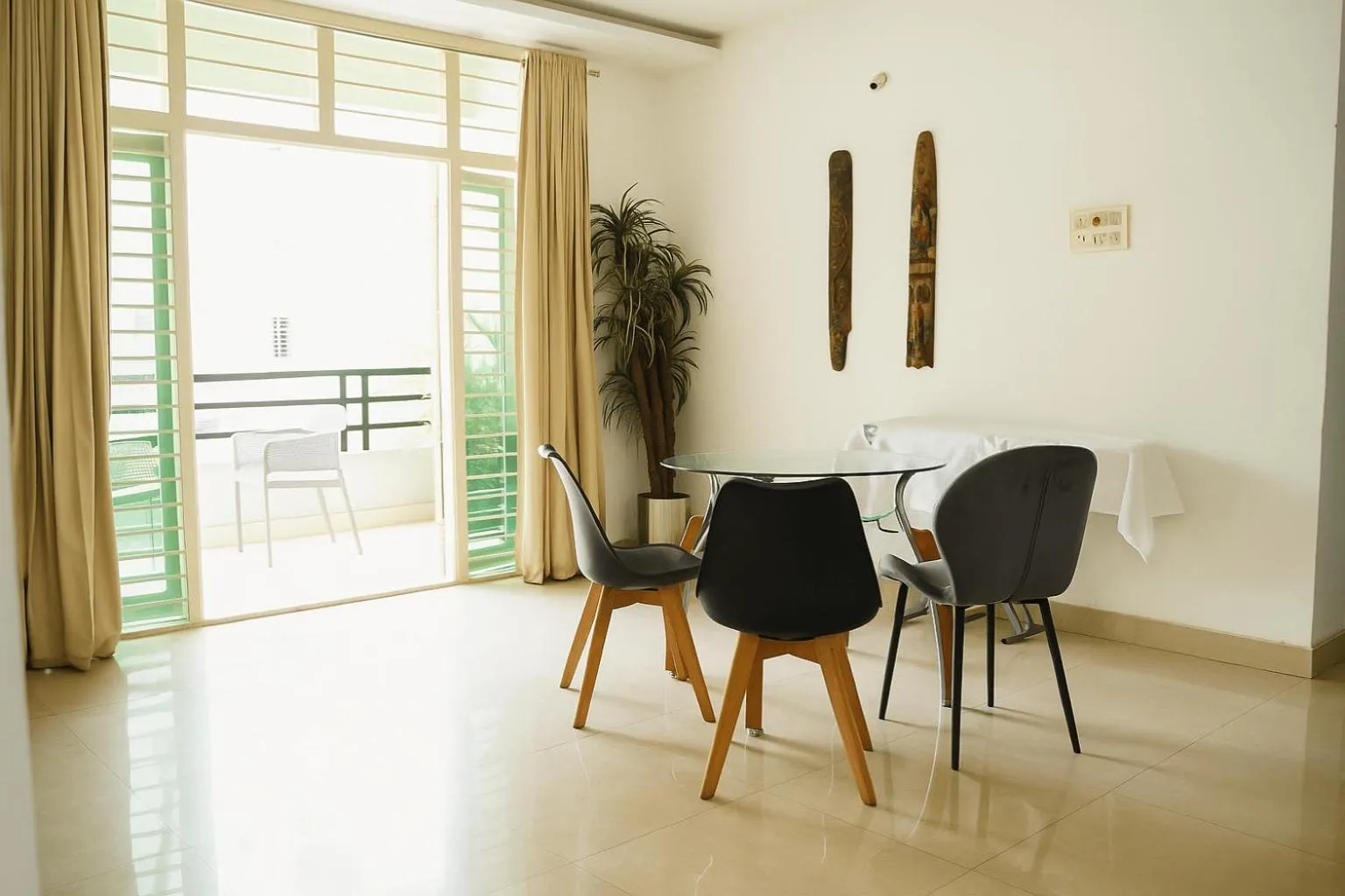 Dining area in White Fern Stays Serviced Apartments - Gachibowli