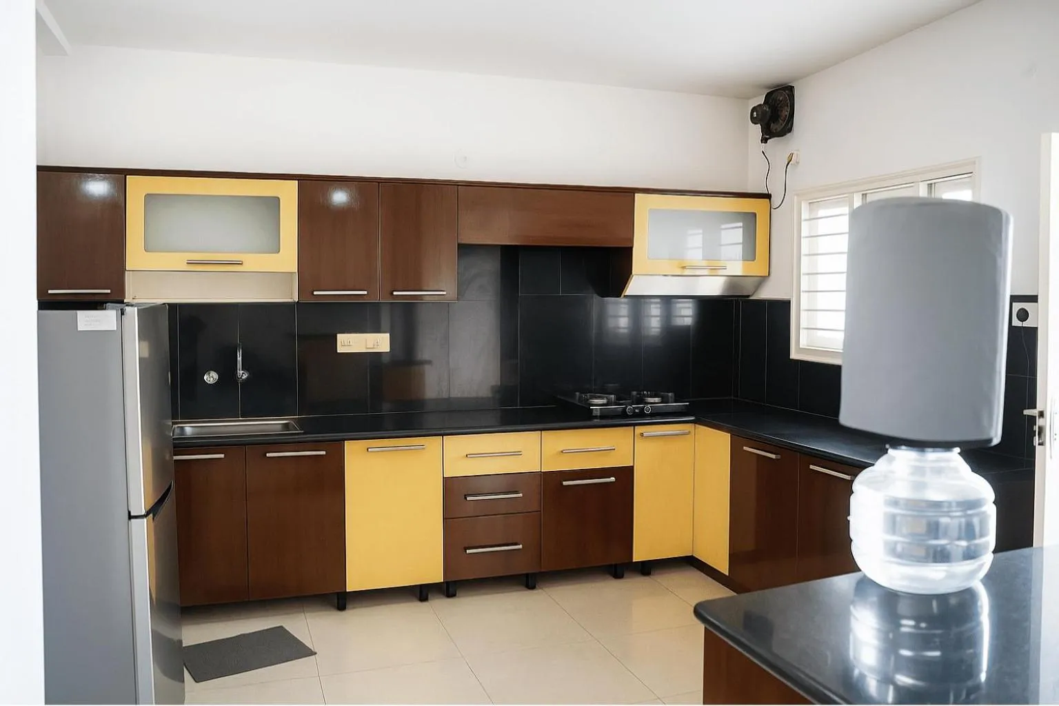 kitchen in White Fern Stays Serviced Apartments - Gachibowli