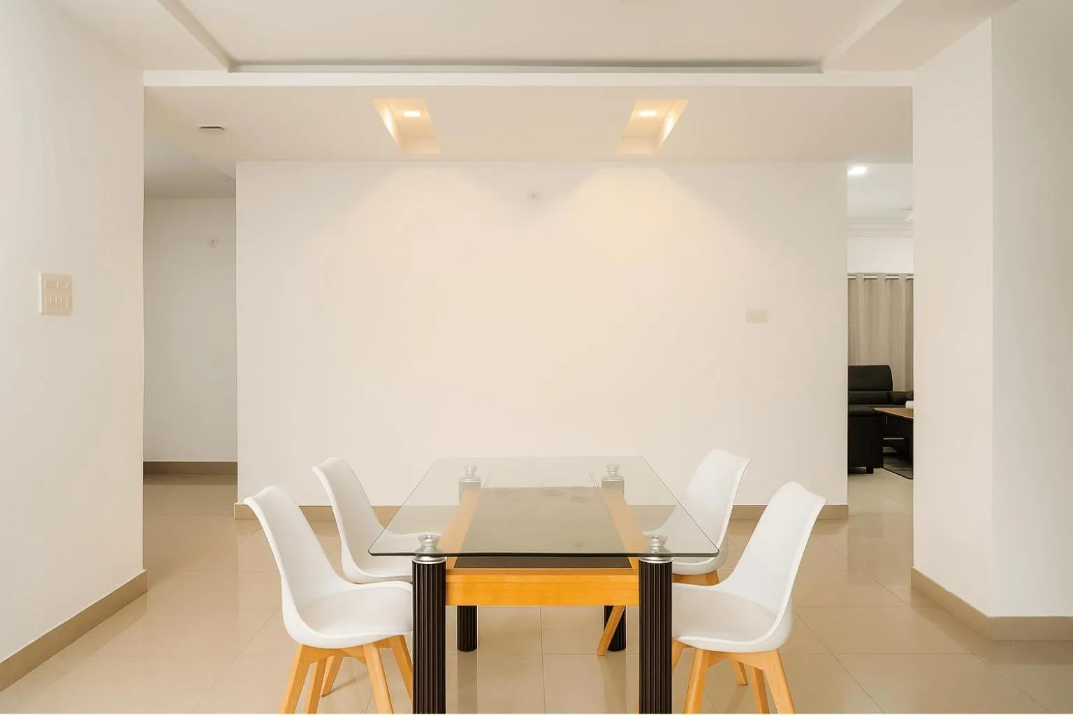 Dining area in White Fern Stays Serviced Apartments - Gachibowli