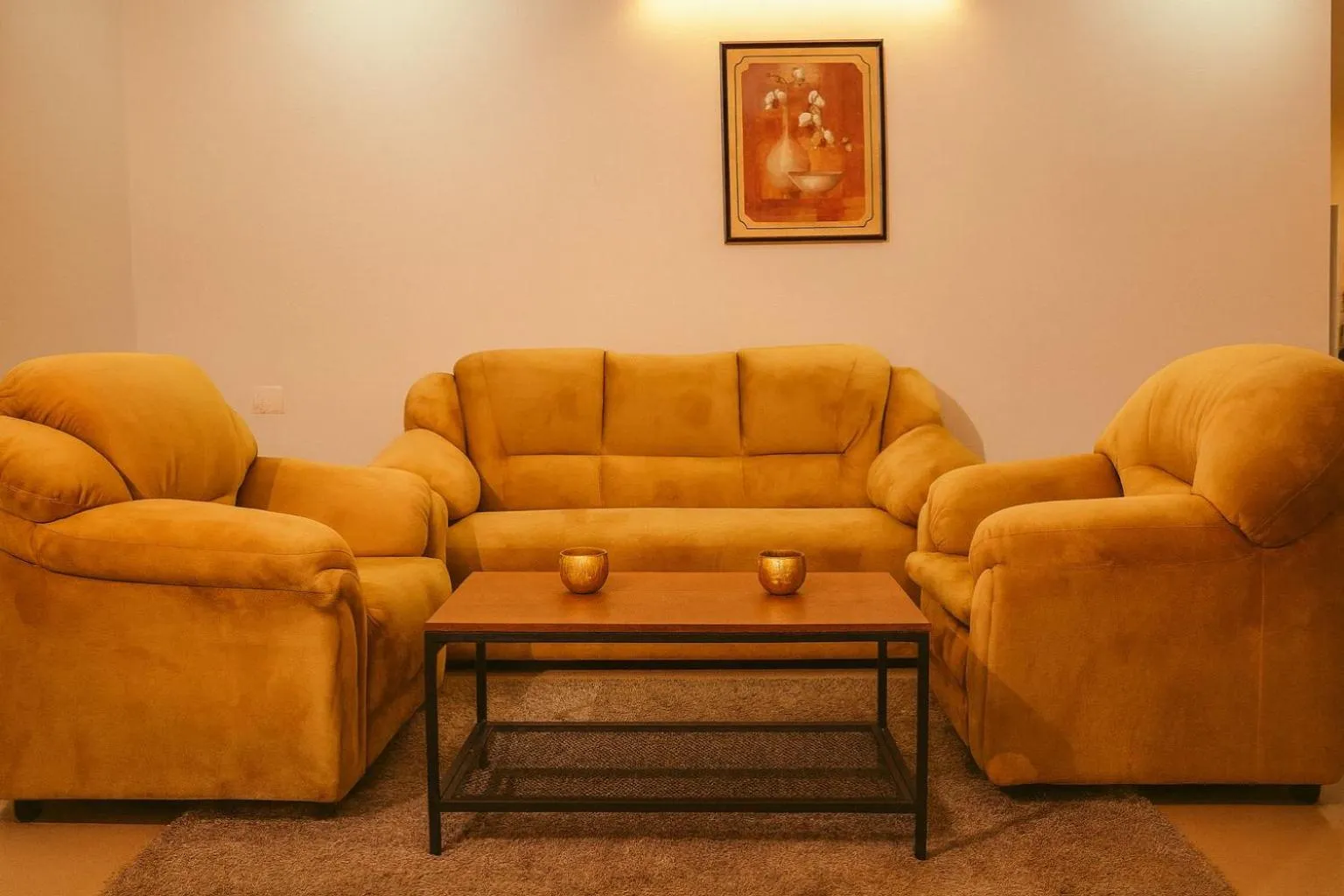 Living room in White Fern Stays Serviced Apartments - Gachibowli