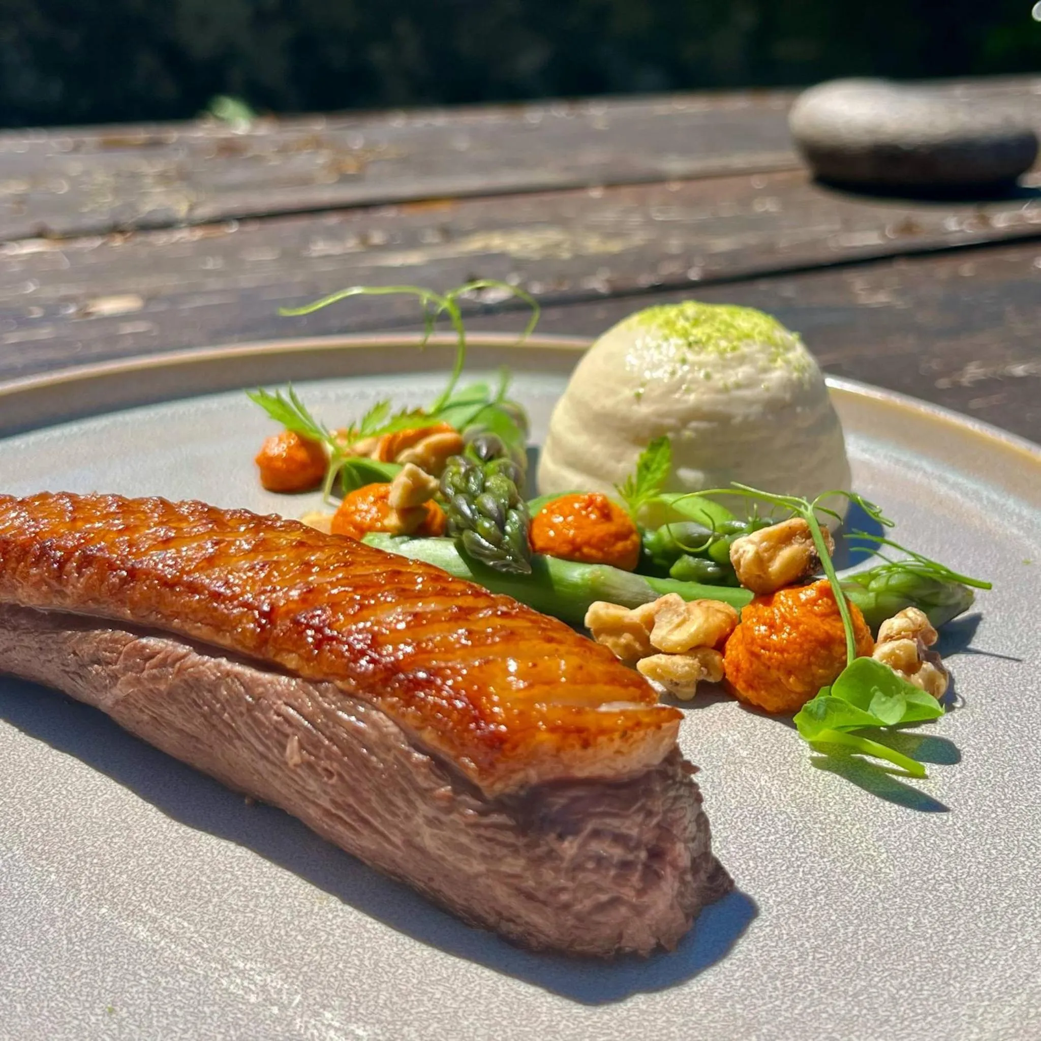 Restaurant/places to eat in Auberge du Relais d'Auniac - Hôtel Bar Restaurant Piscine