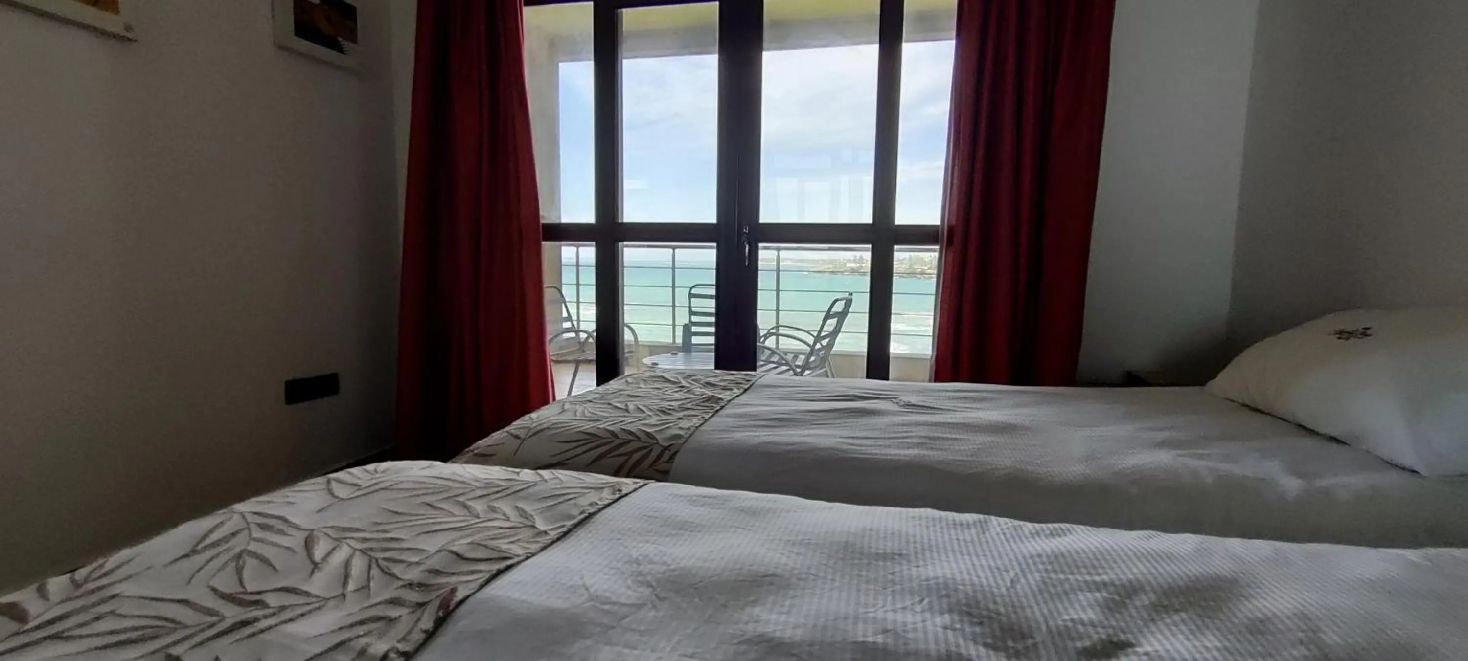 Balcony/Terrace, Bed in English Point Residence Beach Apartments Mombasa