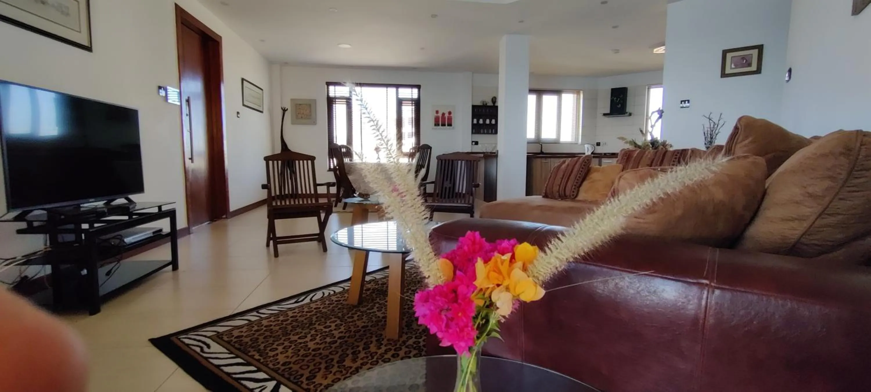 Living room in English Point Residence Beach Apartments Mombasa