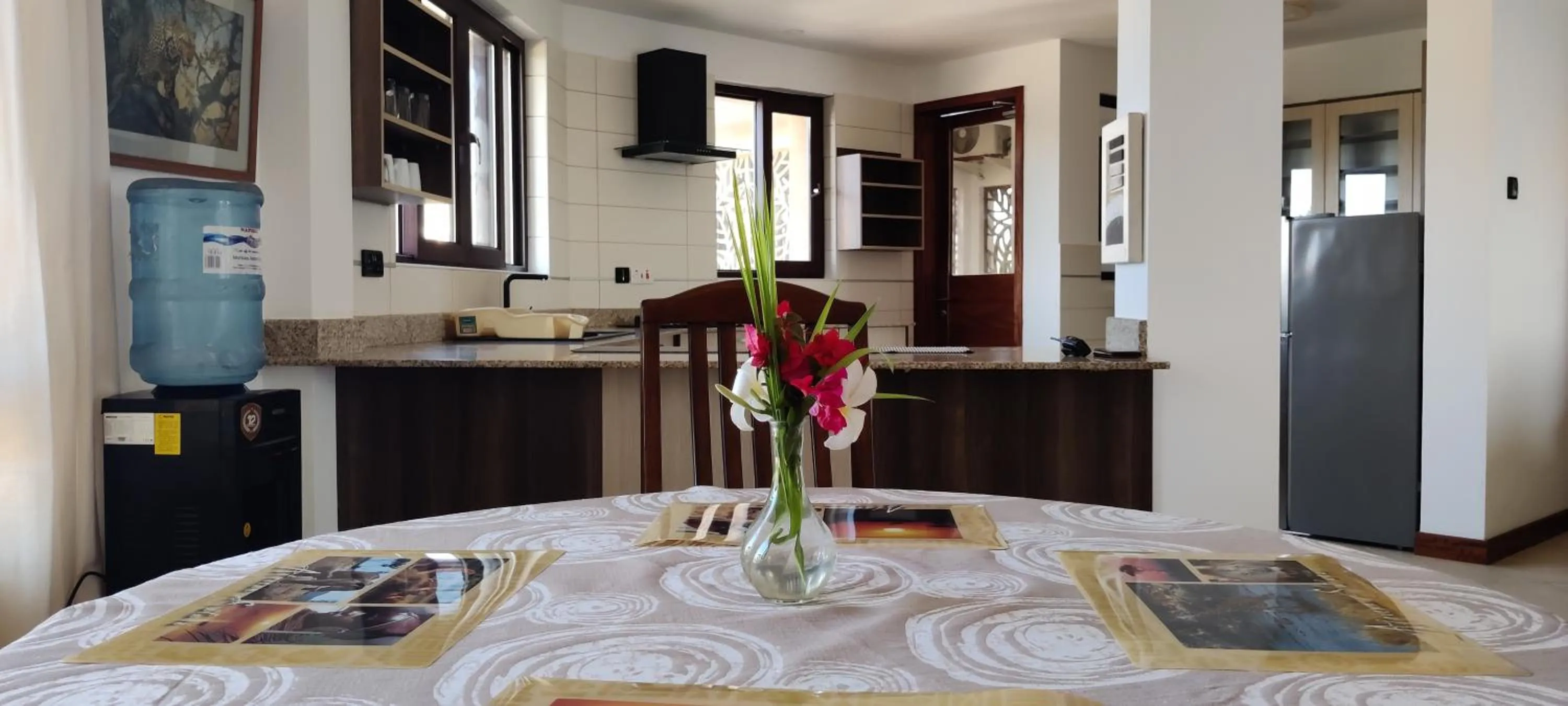 Dining area in English Point Residence Beach Apartments Mombasa