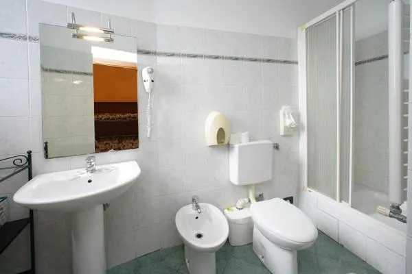 Bathroom in Hotel Le Tre Stazioni