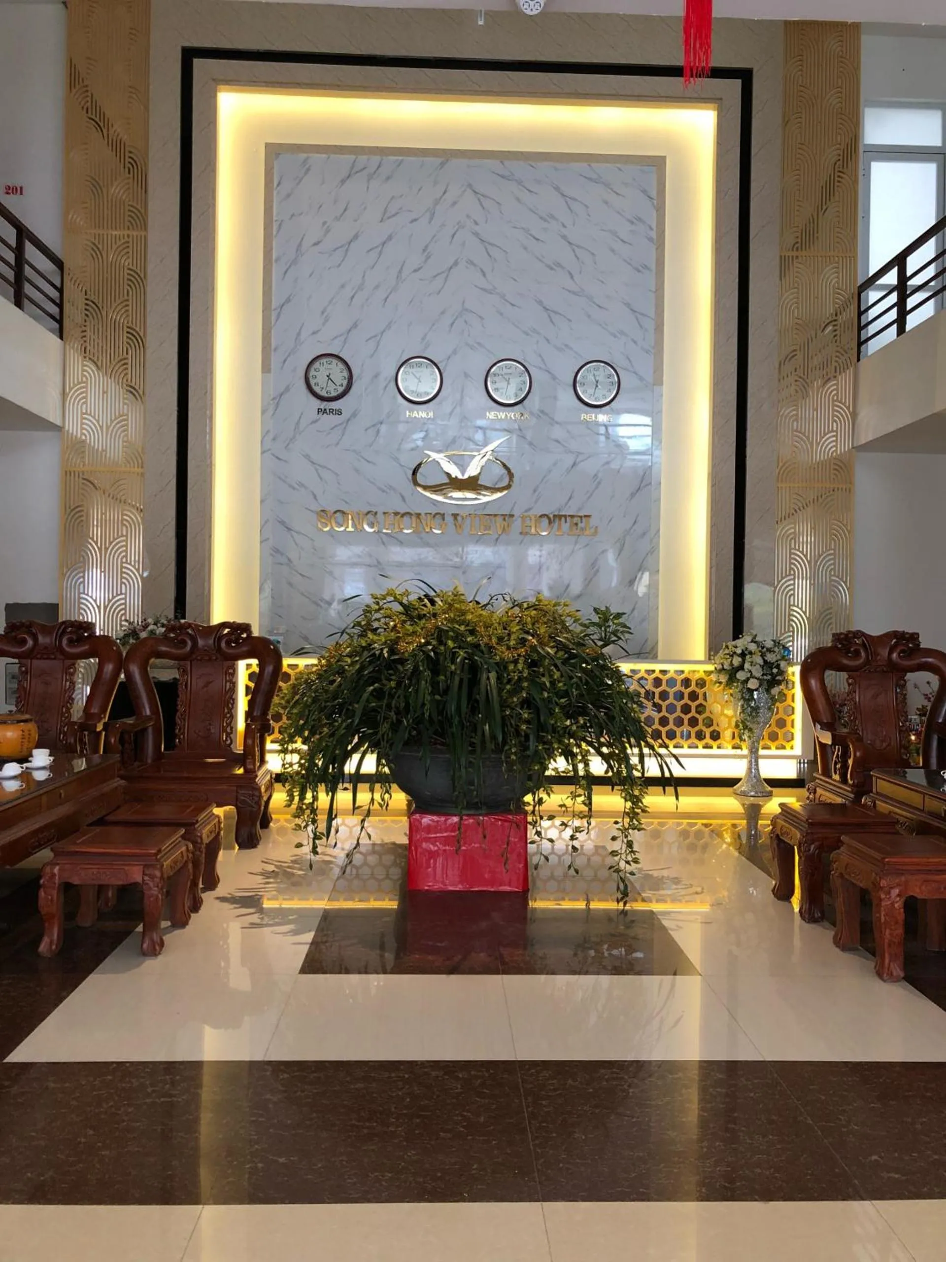 Lobby or reception in SONG HONG VIEW HOTEL