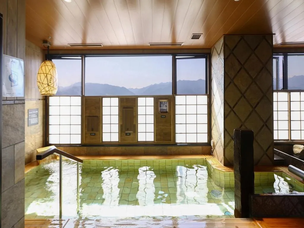 Hot Spring Bath in Onyado Nono Matsumoto Natural Hot Spring