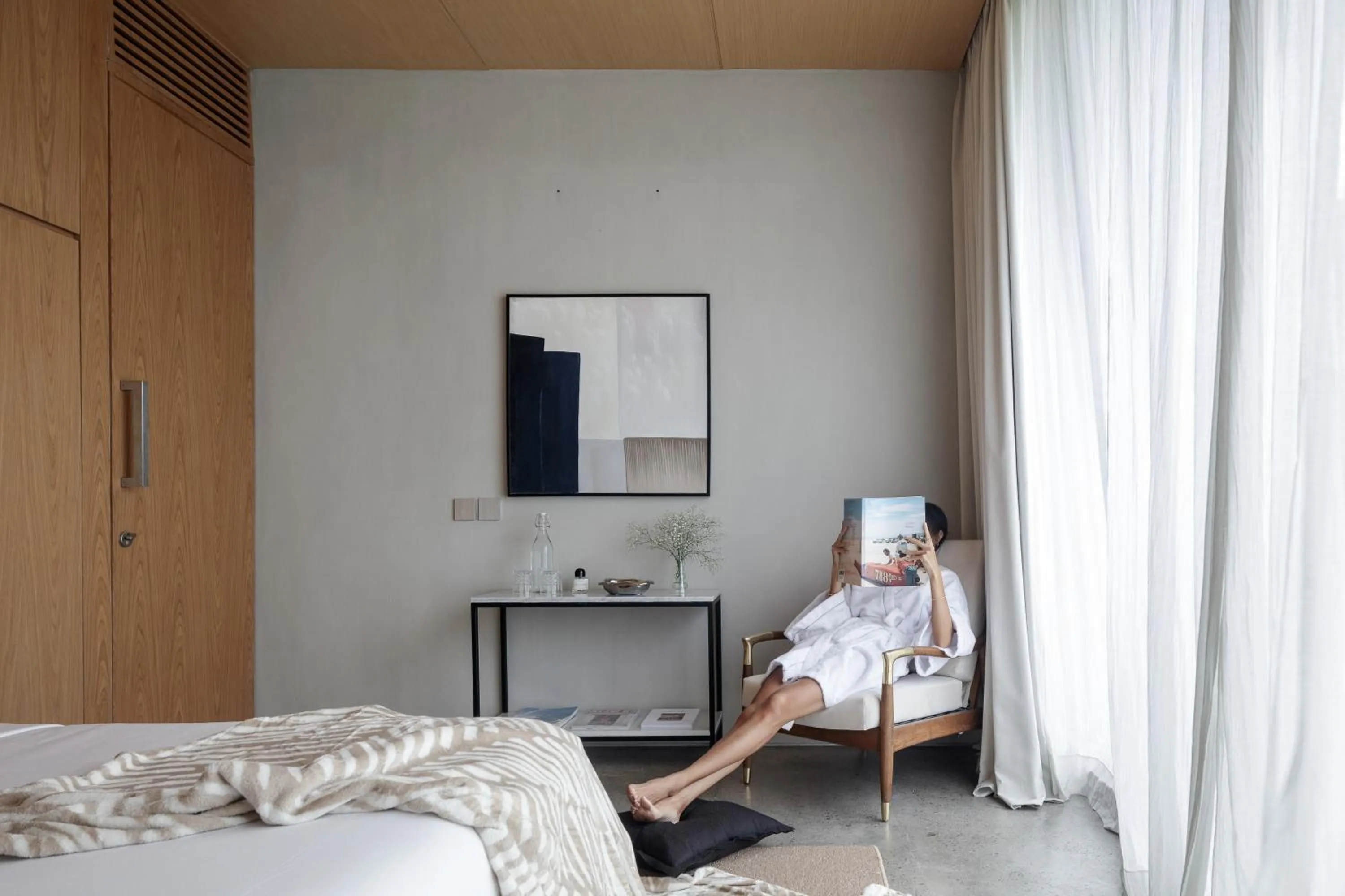 Property building, Bed in OXO Townhouses Berawa Canggu