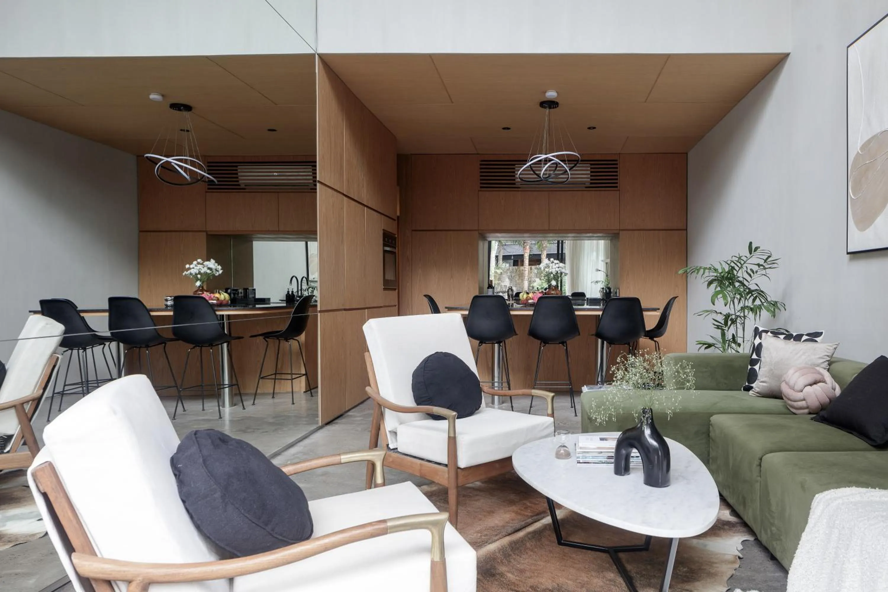 Living room in OXO Townhouses Berawa Canggu