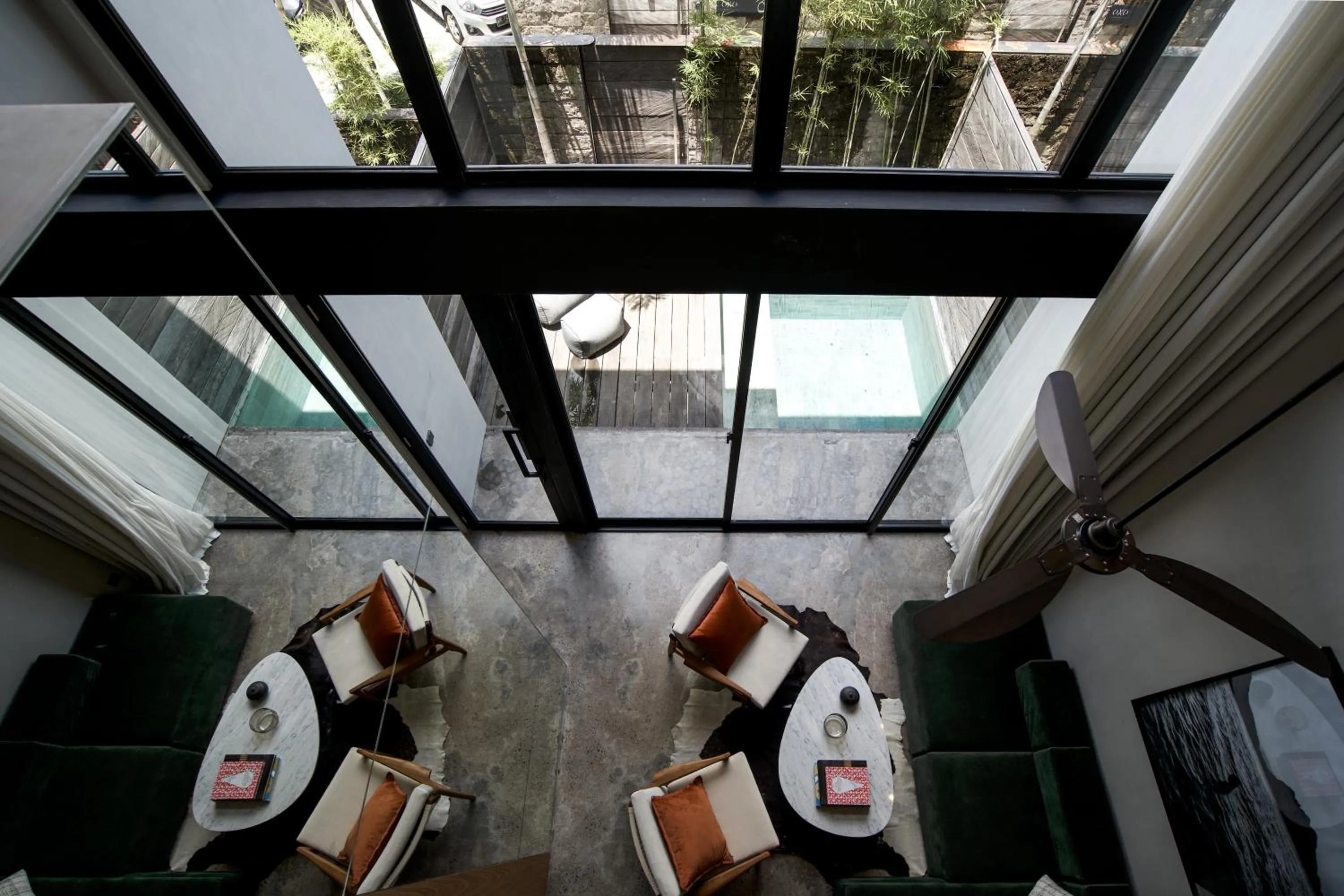 Living room in OXO Townhouses Berawa Canggu