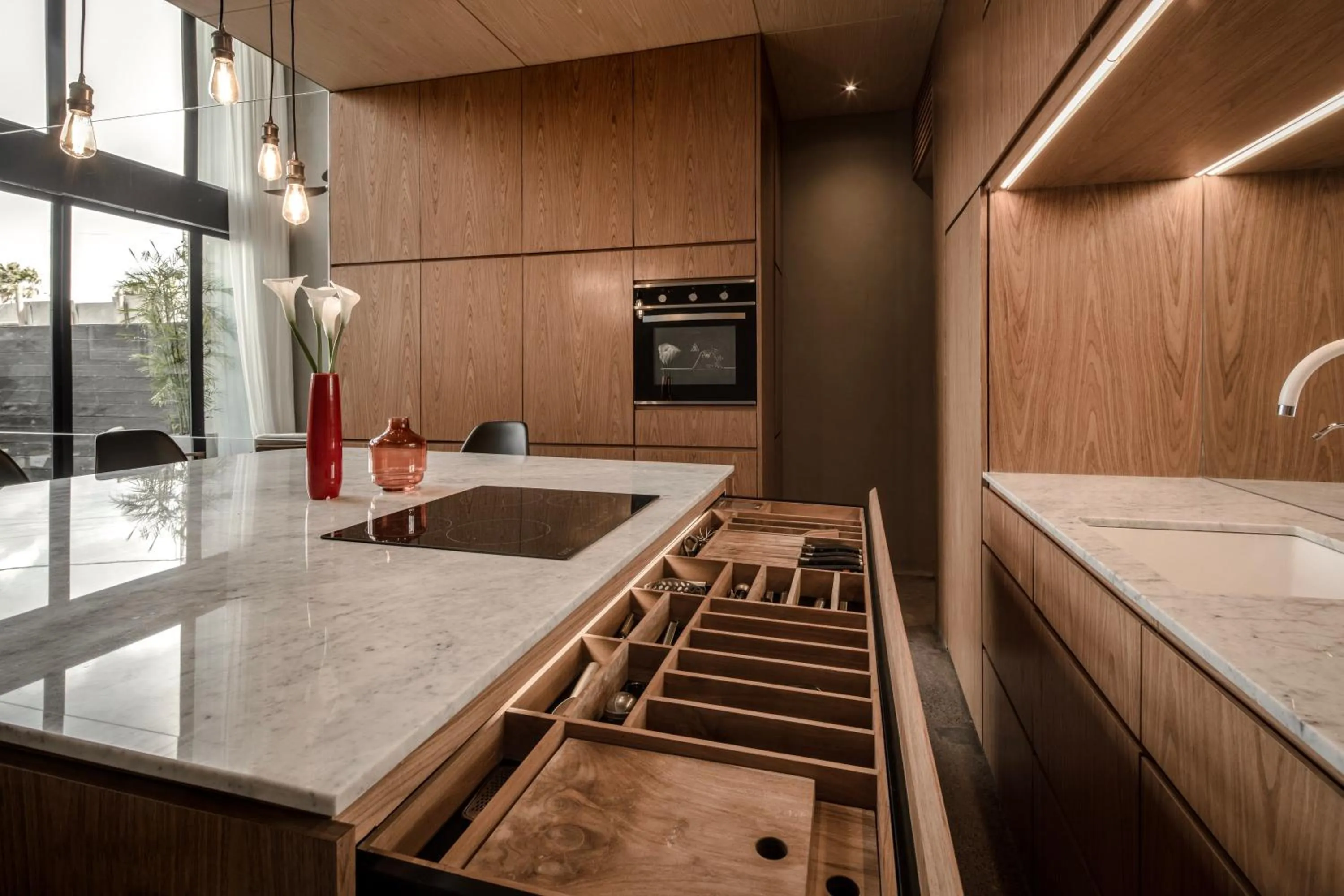 kitchen in OXO Townhouses Berawa Canggu