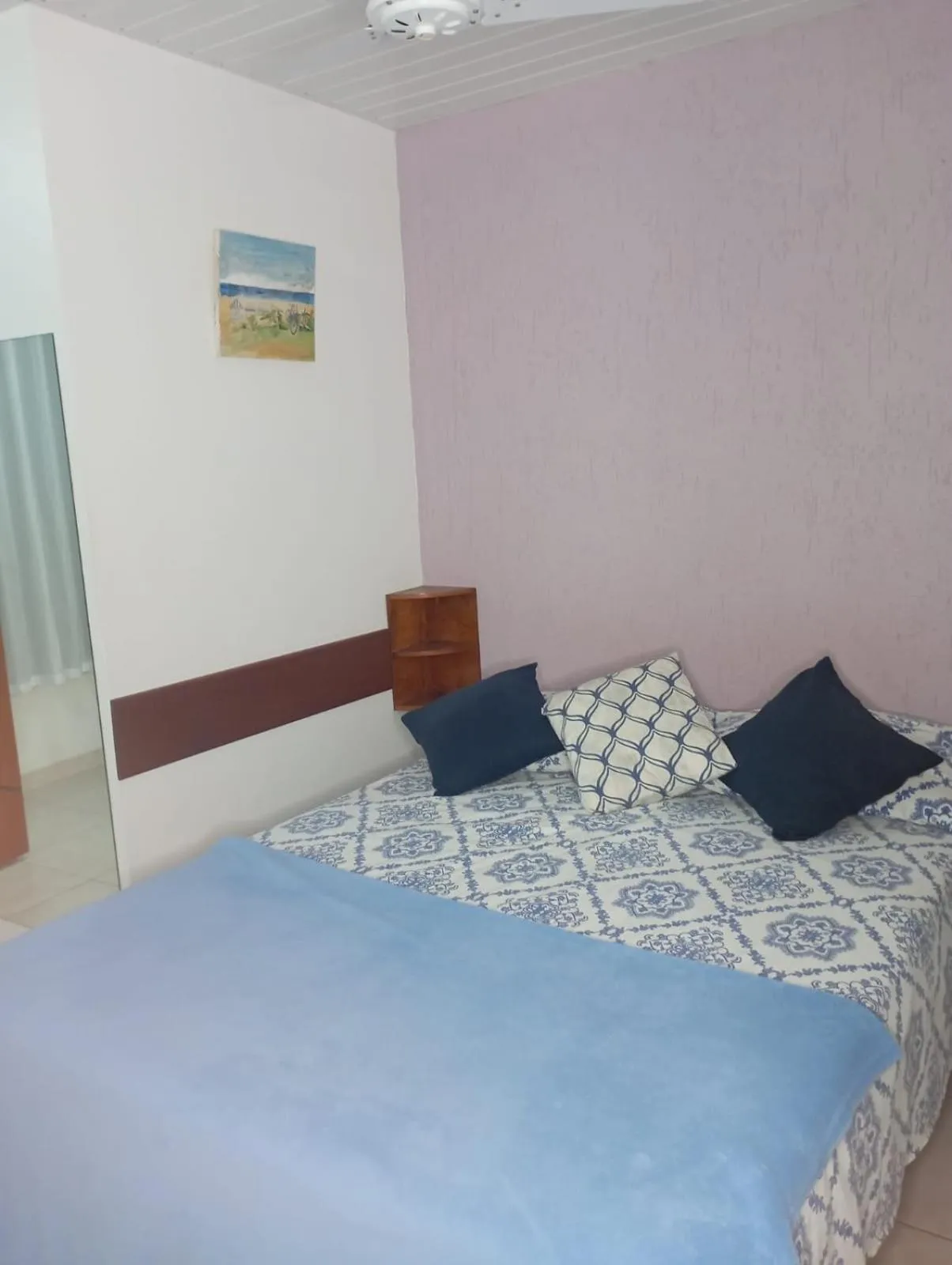 Bed in Portela´s Guest House