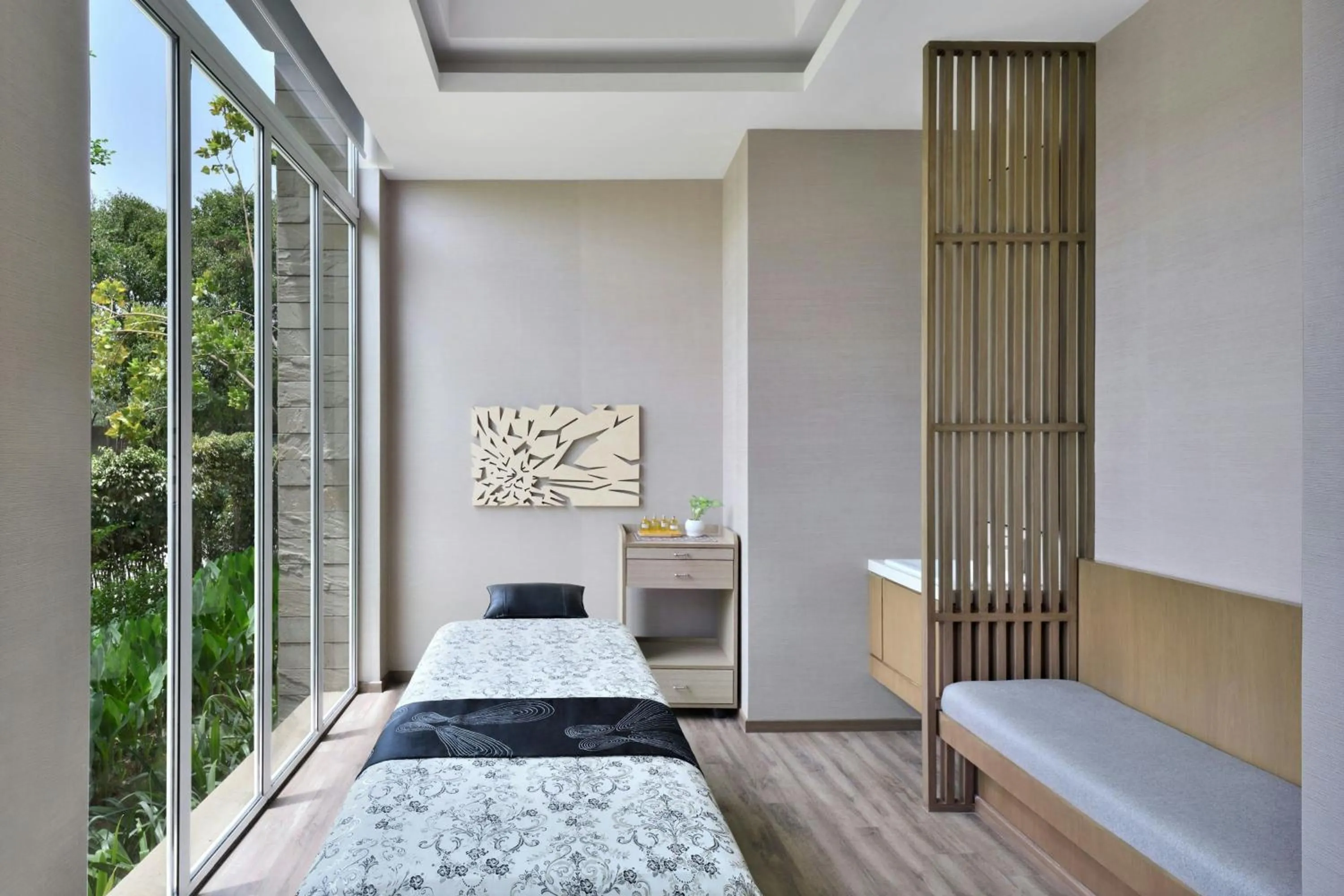 Spa and wellness centre/facilities, Bed in Courtyard by Marriott Aravali Resort