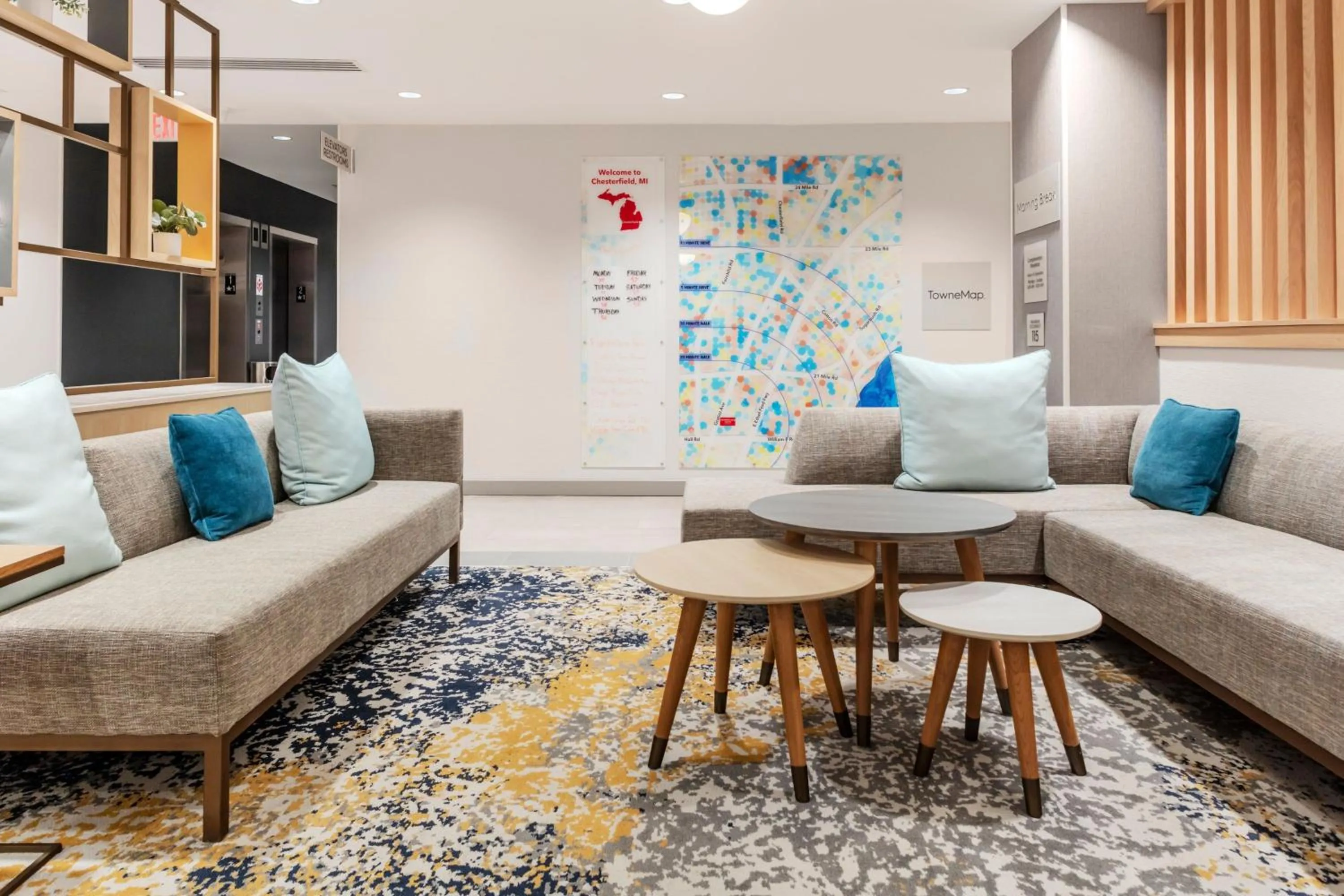 Lobby or reception in TownePlace Suites by Marriott Chesterfield