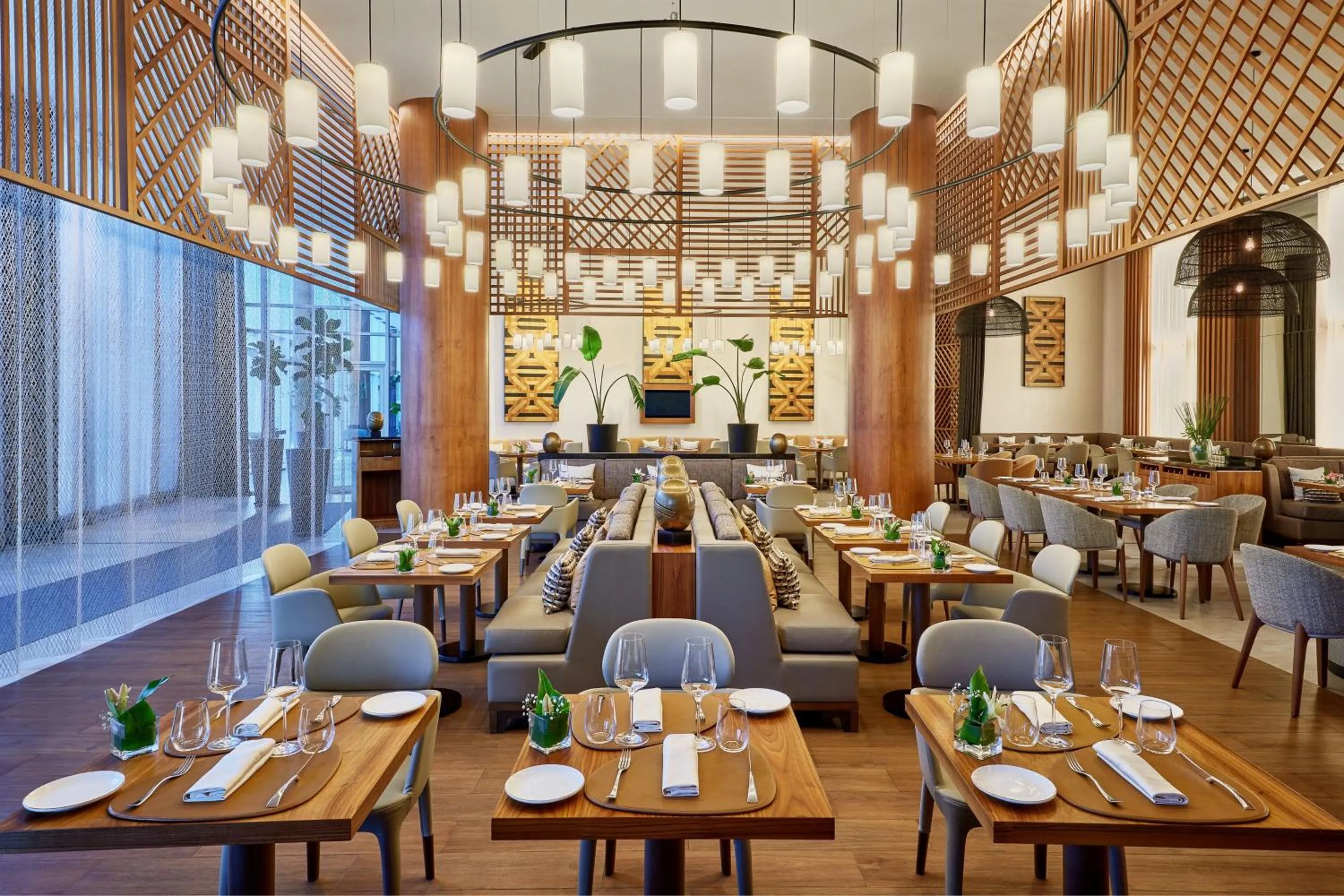 Restaurant/places to eat in Rabat Marriott Hotel